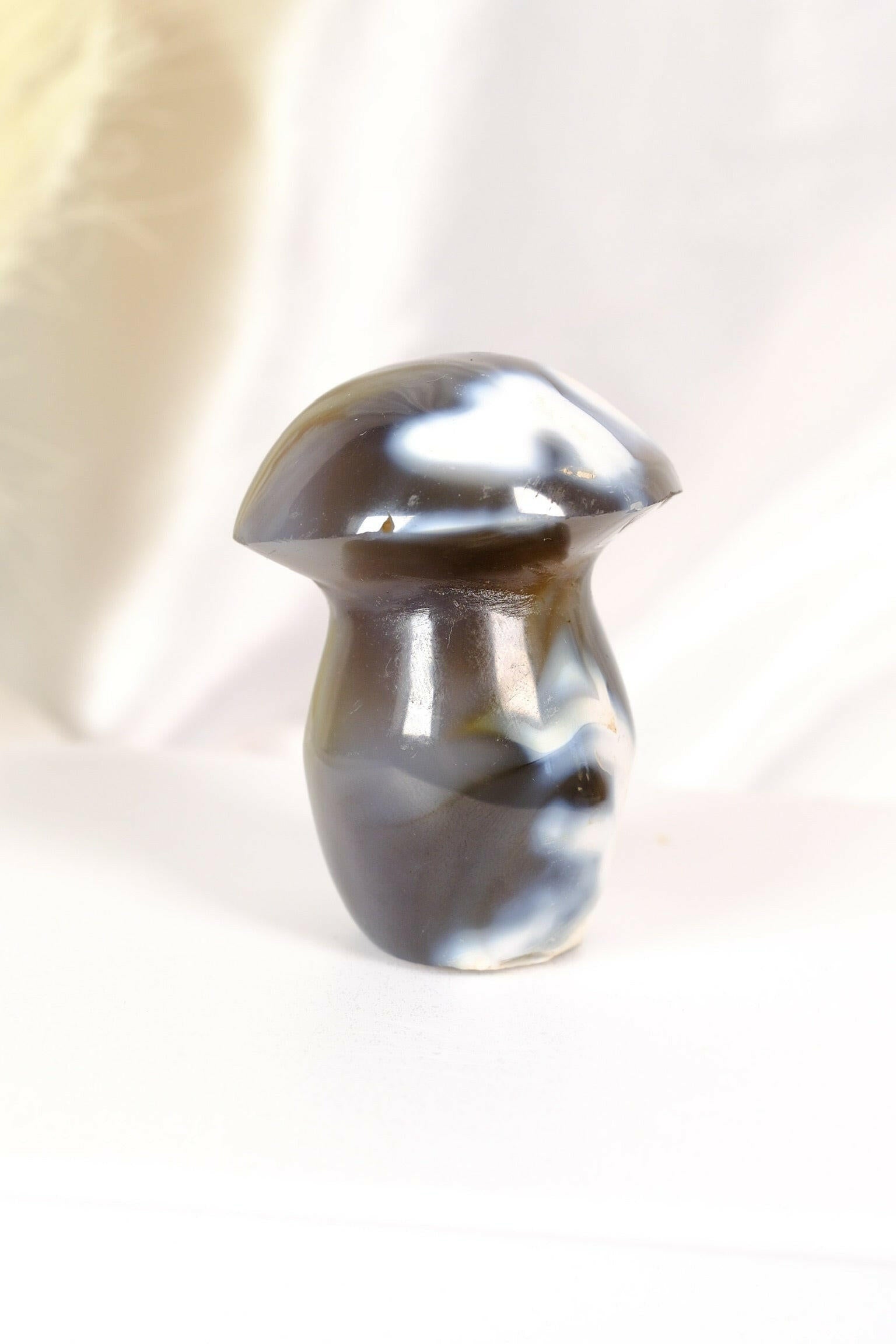 Orca Agate Mushroom Healing Crystal.