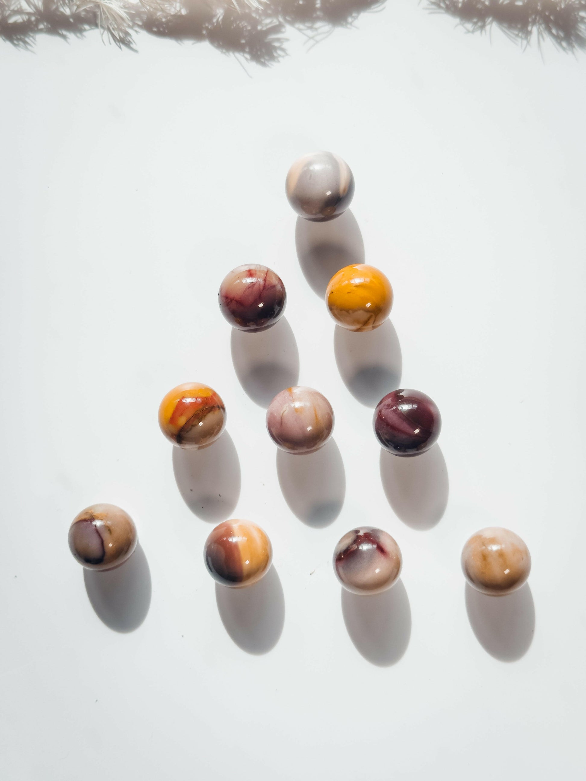 Mookaite Mini Sphere - Premium healing crystal from Stones of Virtue Australia.