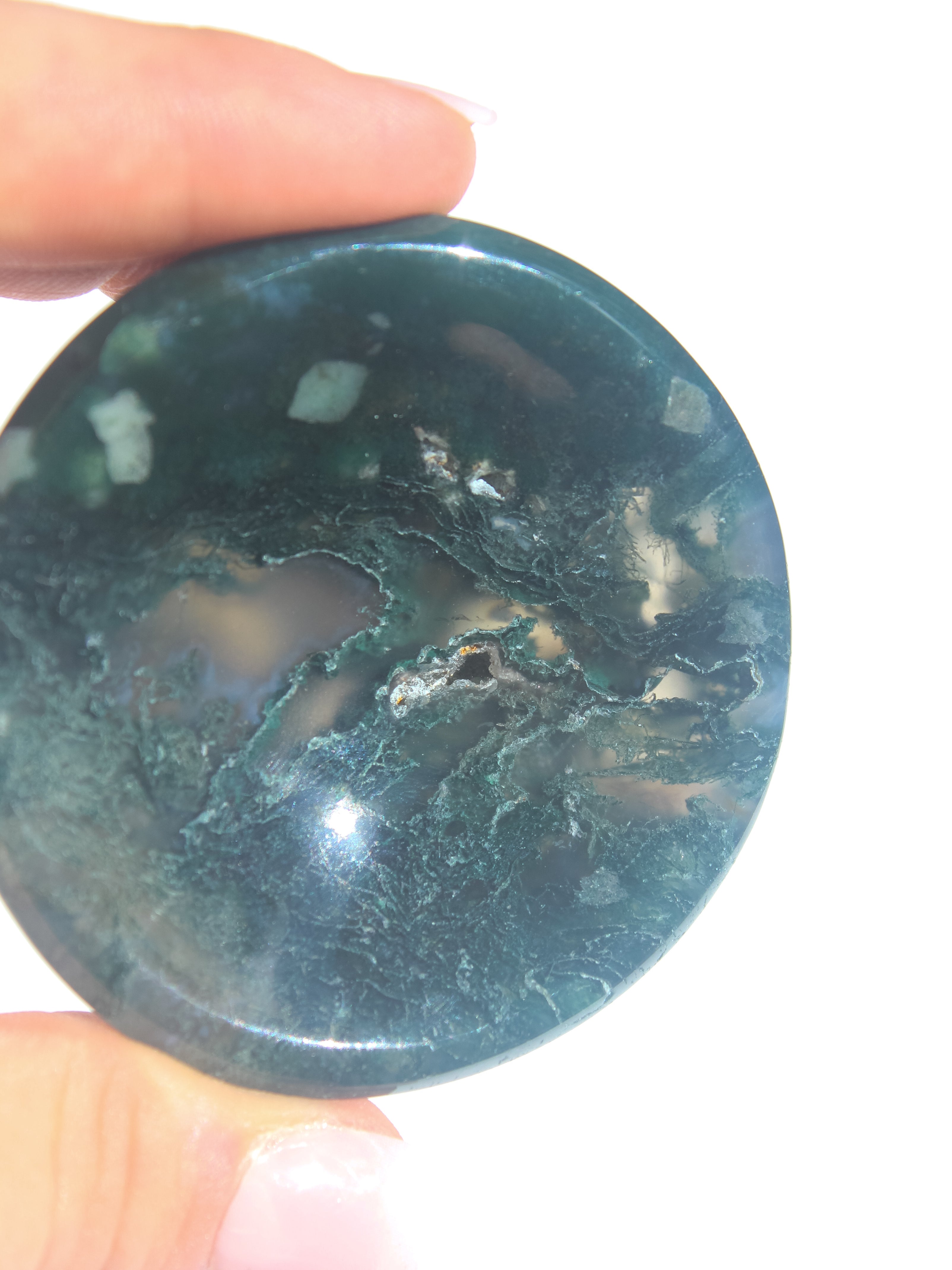 Moss Agate Bowl