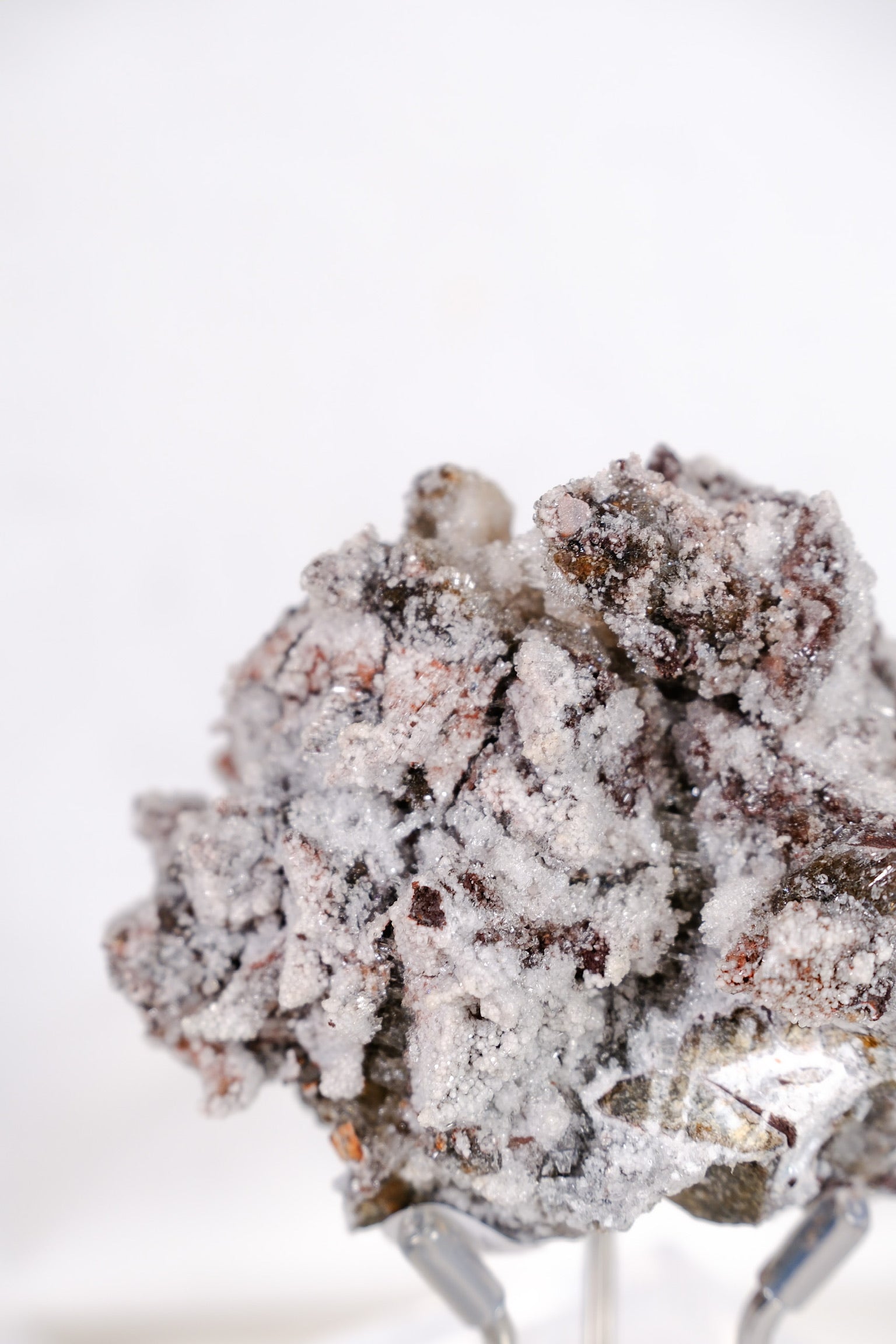 Snowed Calcite Cluster