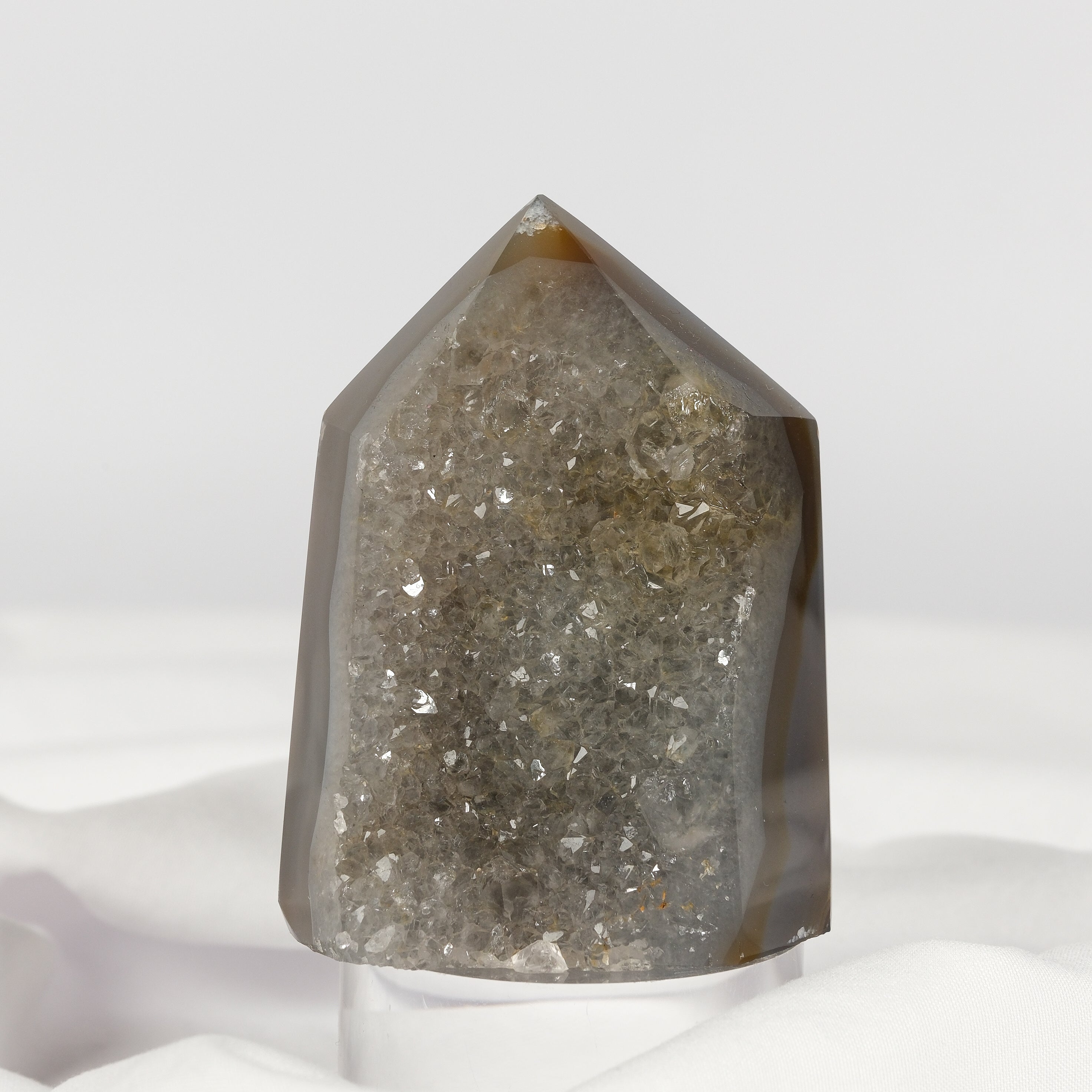 Druzy Agate Tower