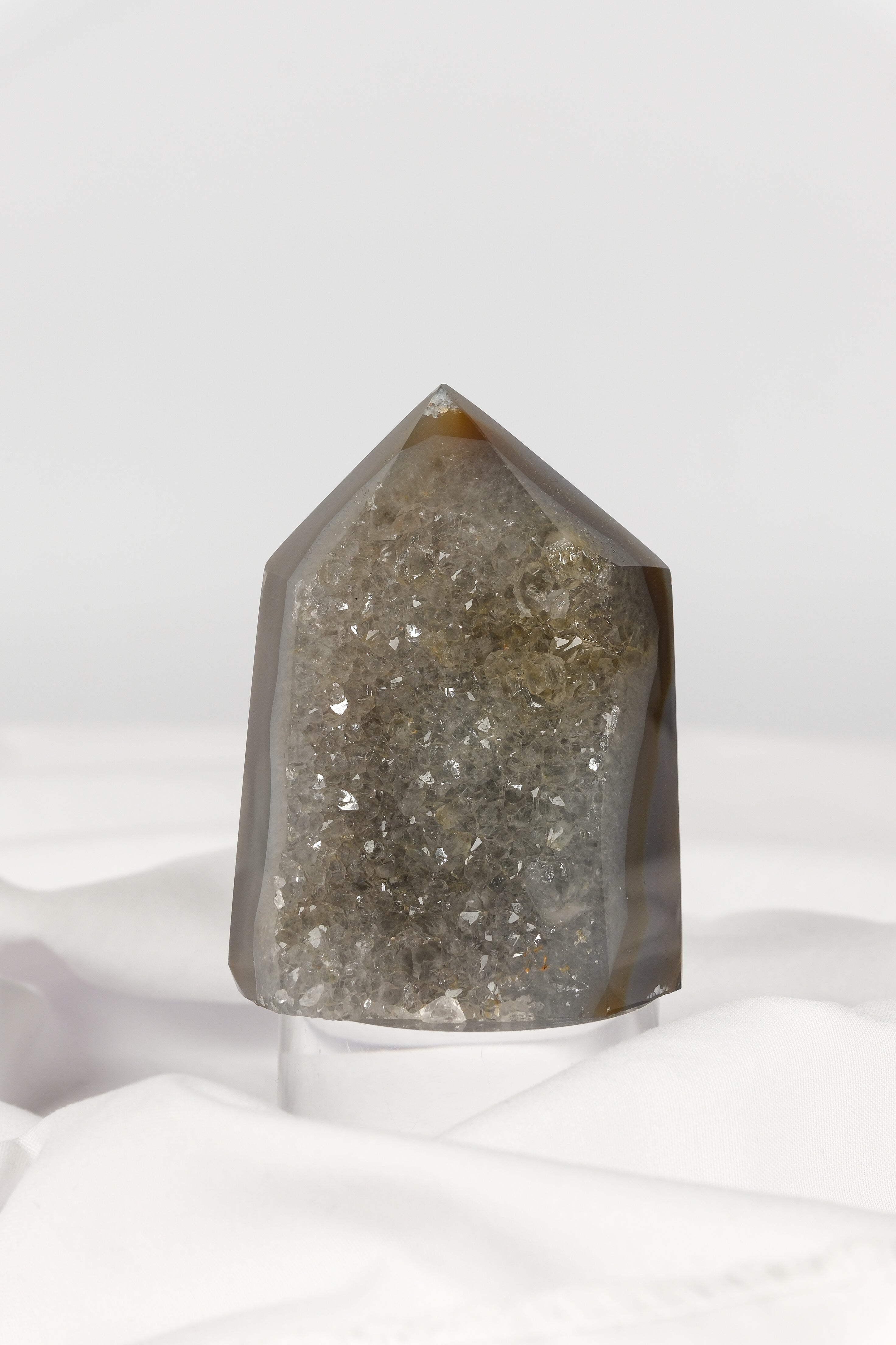 Druzy Agate Tower