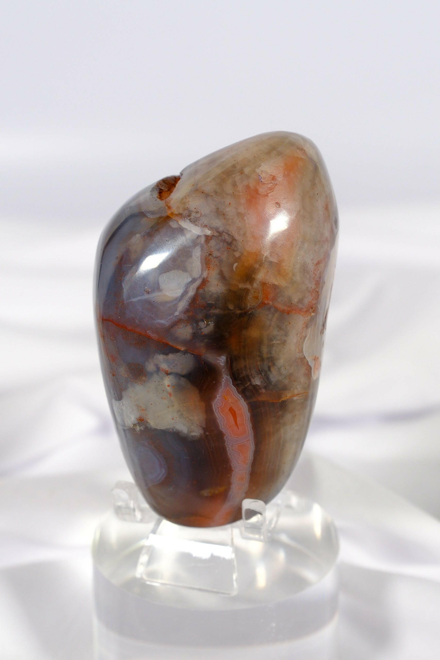 Red Sashe River Freeform/Palmstone Healing Crystal.
