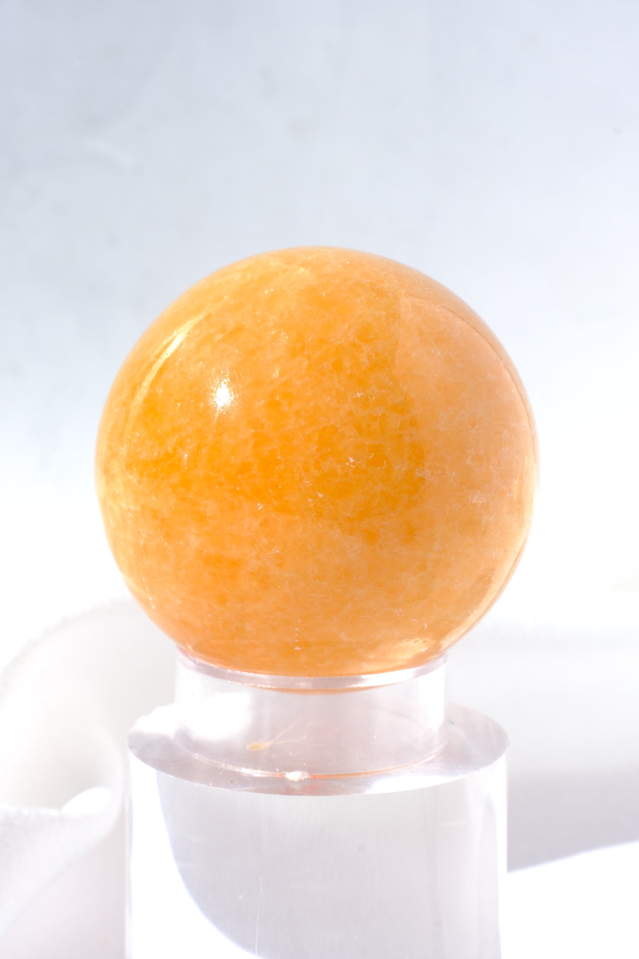 Mexican Orange Calcite Sphere