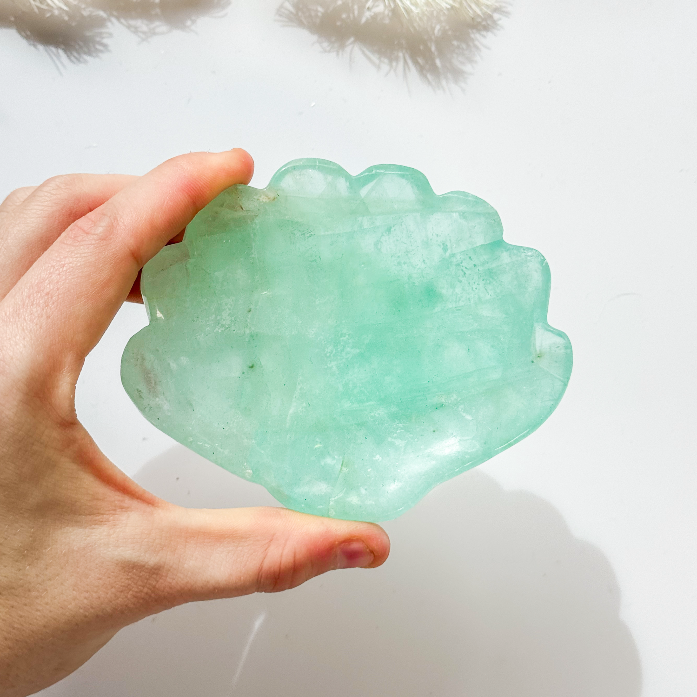 Fluorite Shell Bowl