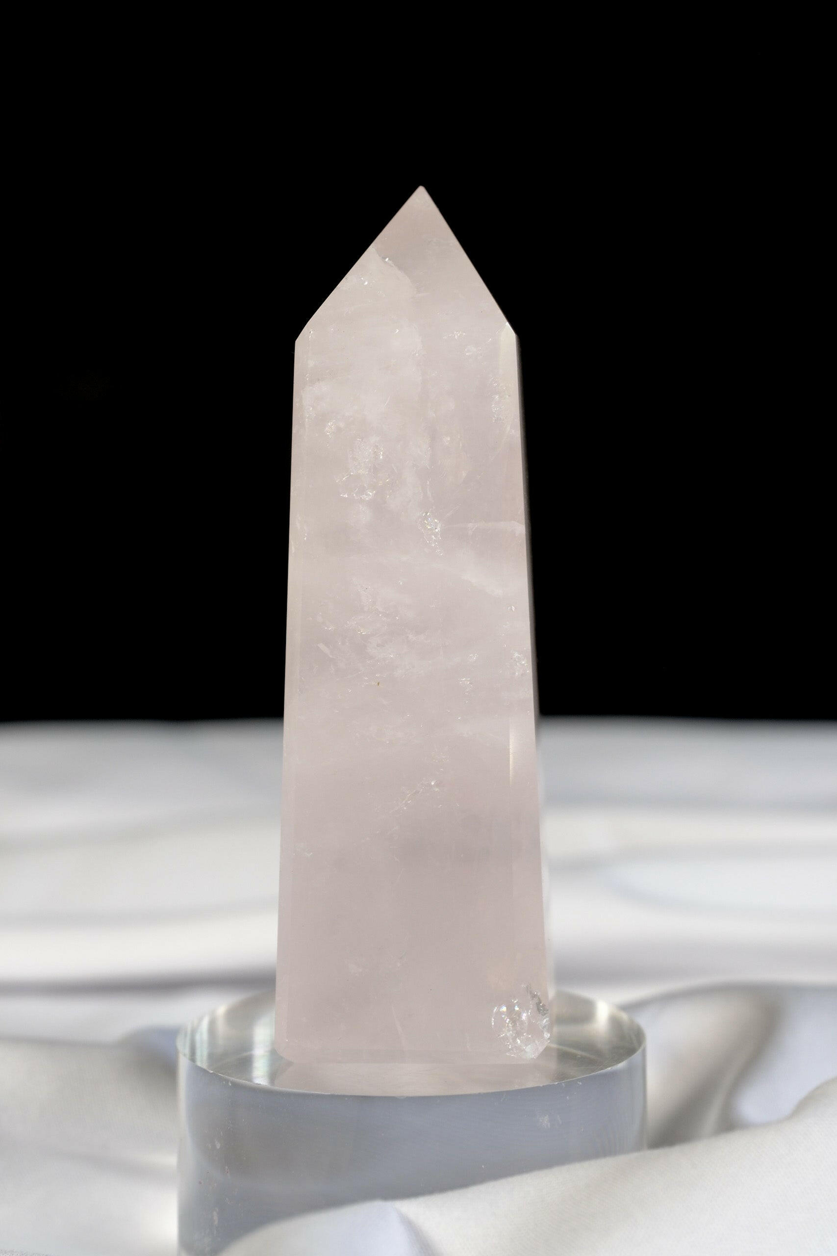 Rose Quartz Tower Healing Crystal.