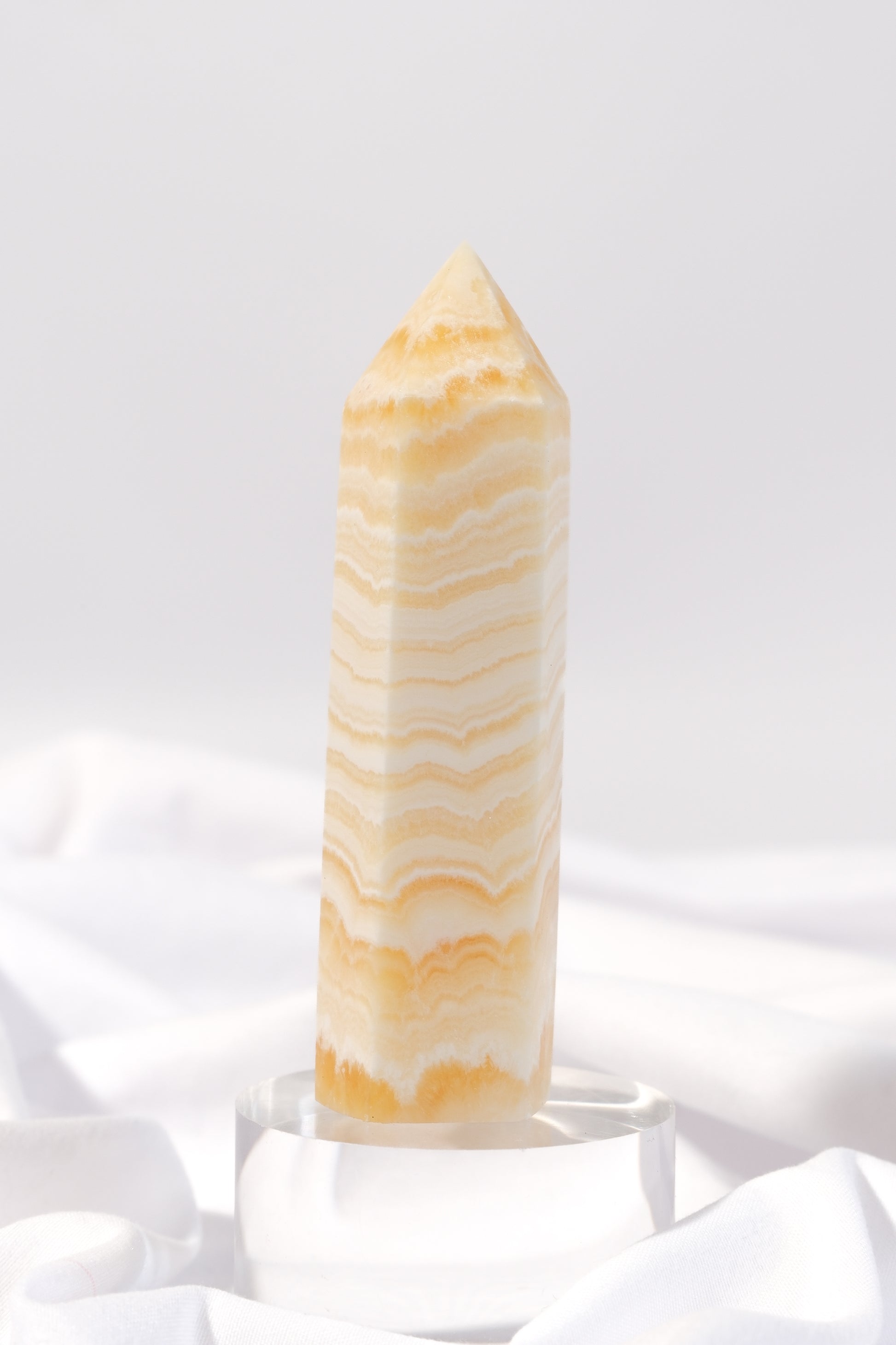 Orange Calcite Tower
