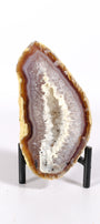 Agate Geode on Stand