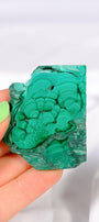 Malachite Slice Healing Crystal.