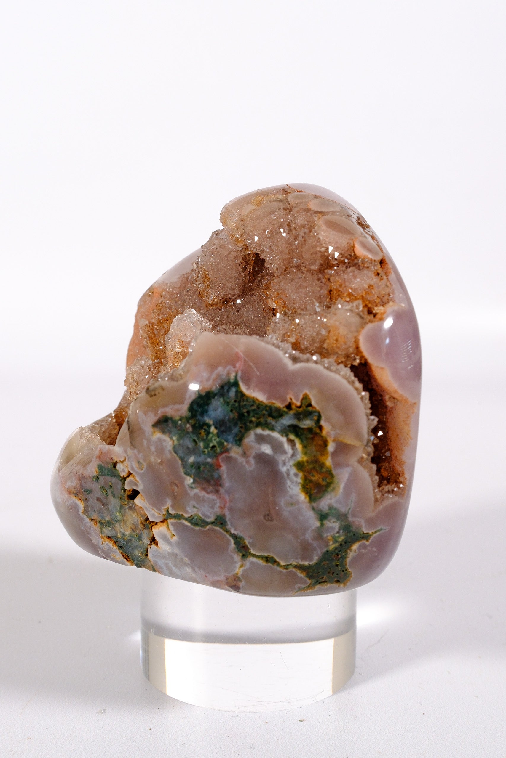 Pink Amethyst Freeform Cutbase