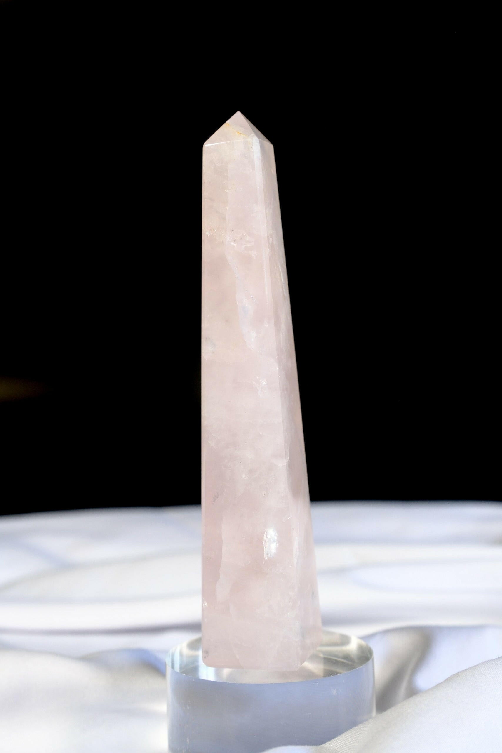 Rose Quartz Tower Healing Crystal.