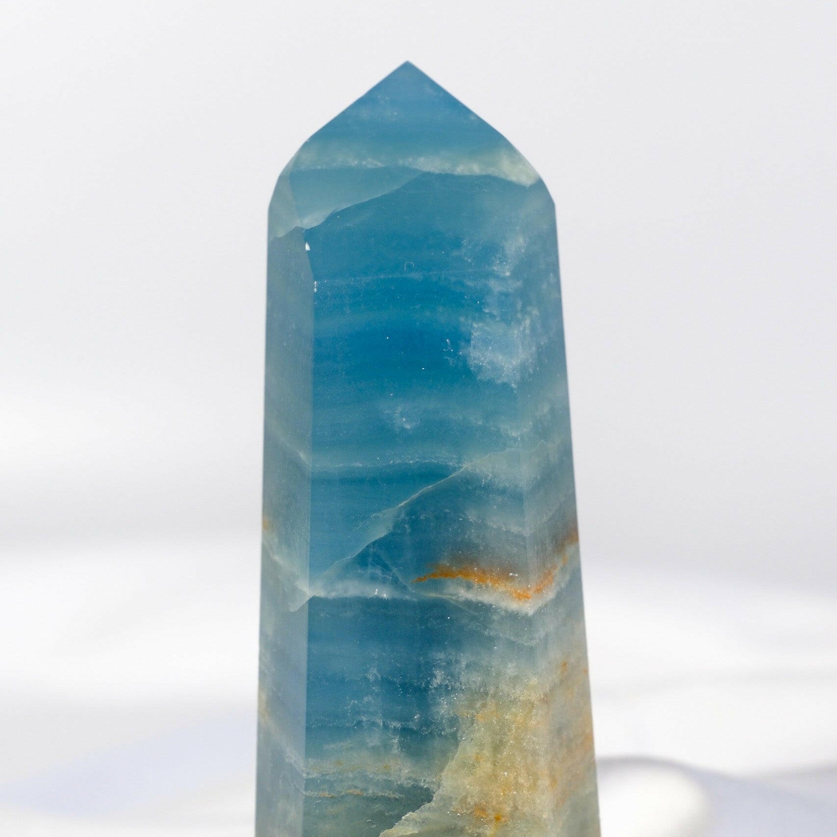 Blue Onyx Tower Healing Crystal.