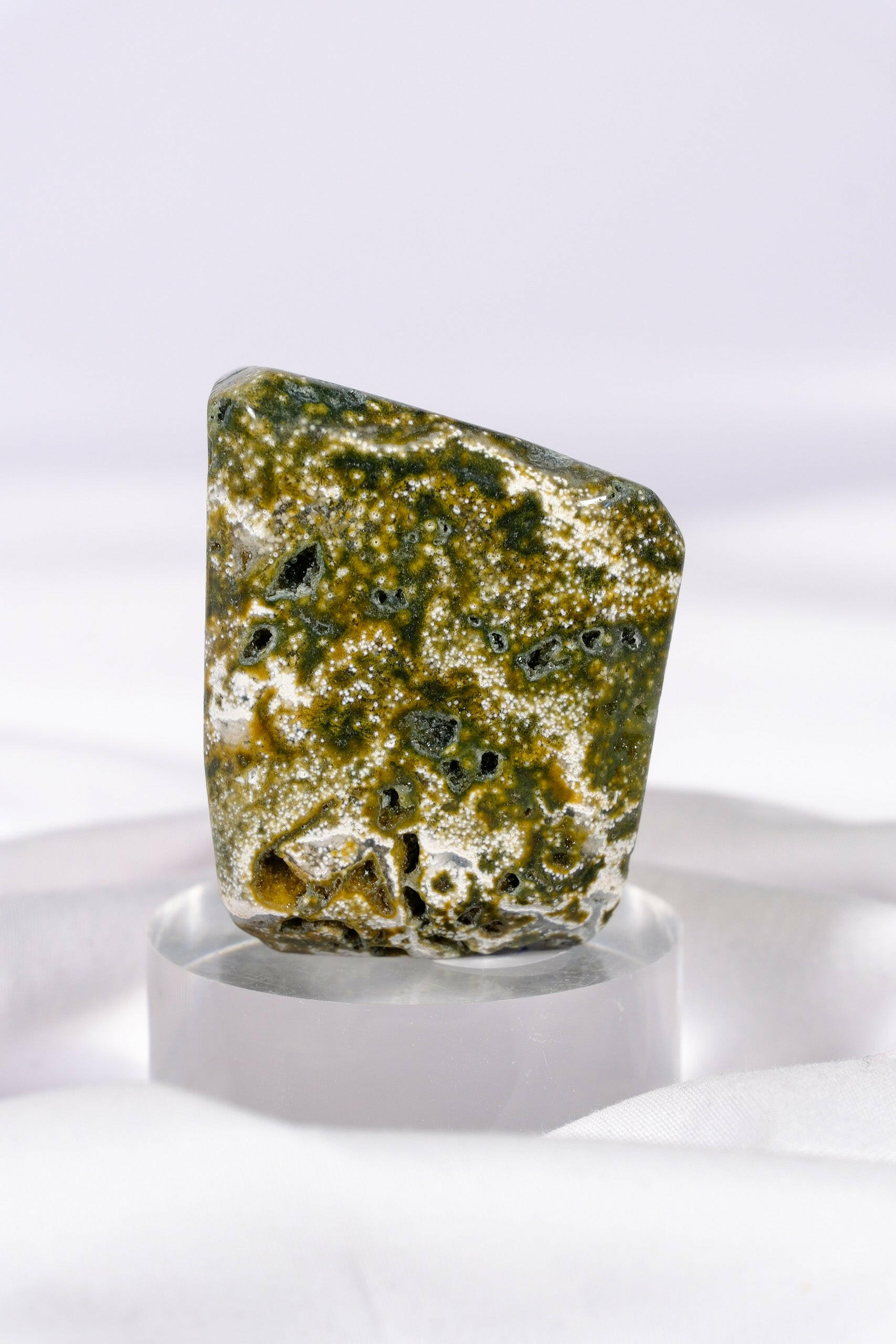 Ocean Jasper Freeform Healing Crystal.
