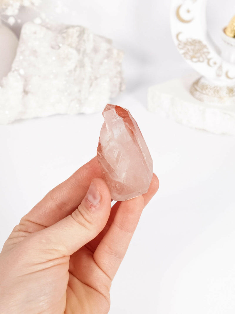 Scarlett Lemurian Tower - Premium healing crystal from Stones of Virtue Australia.
