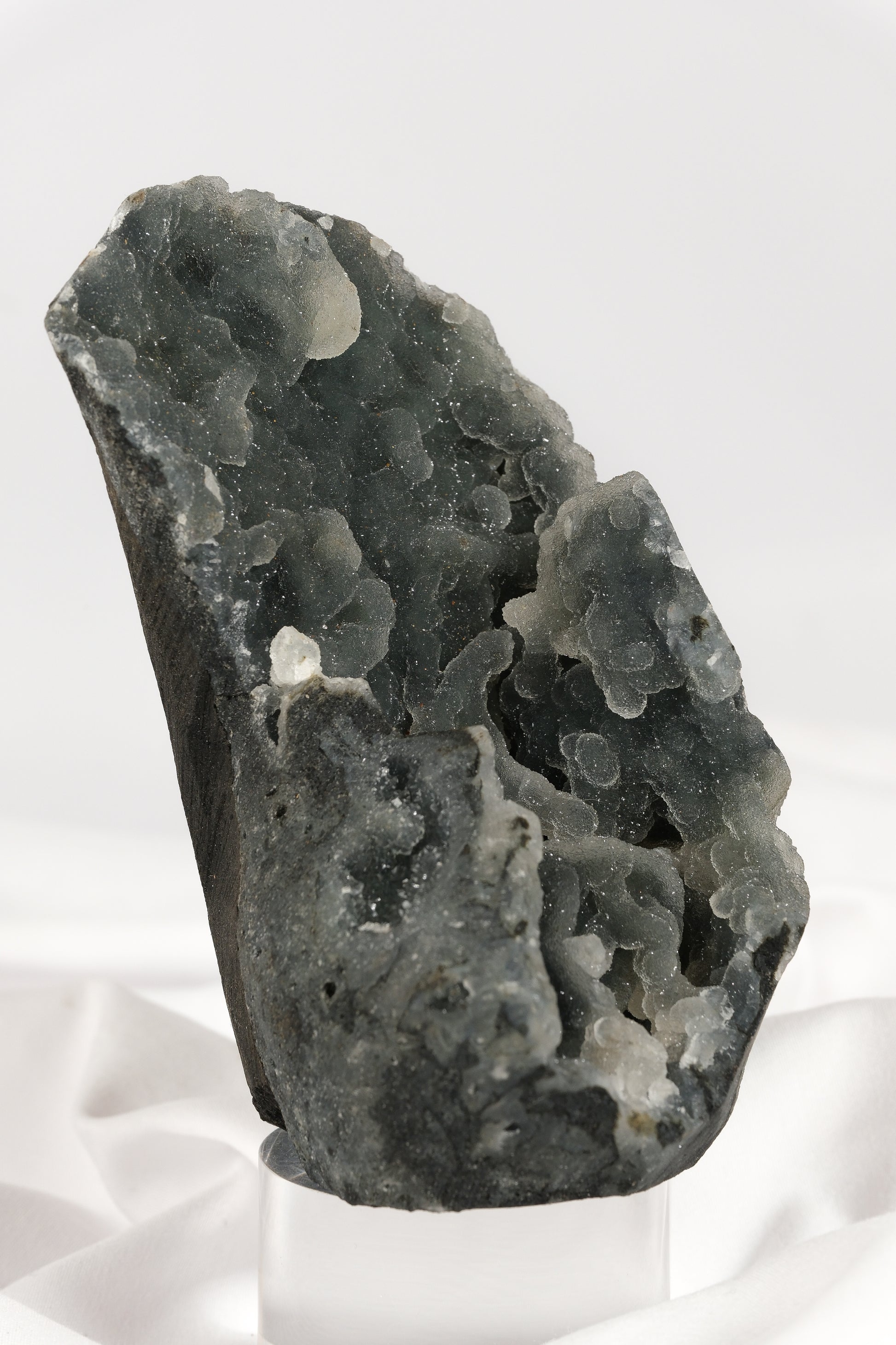 Botroyoidal Black Chalcedony Cutbase