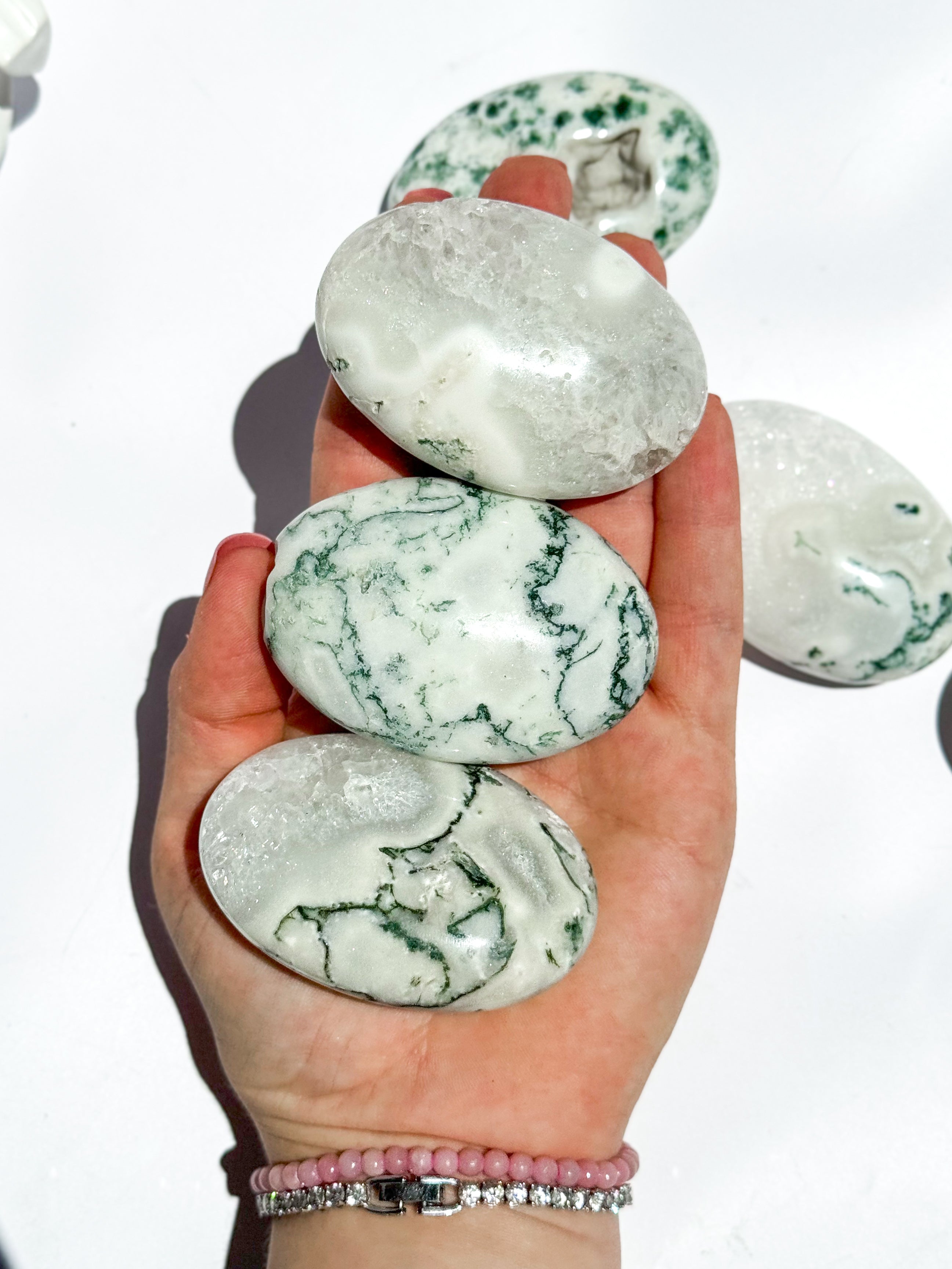 Moss Agate Palmstone