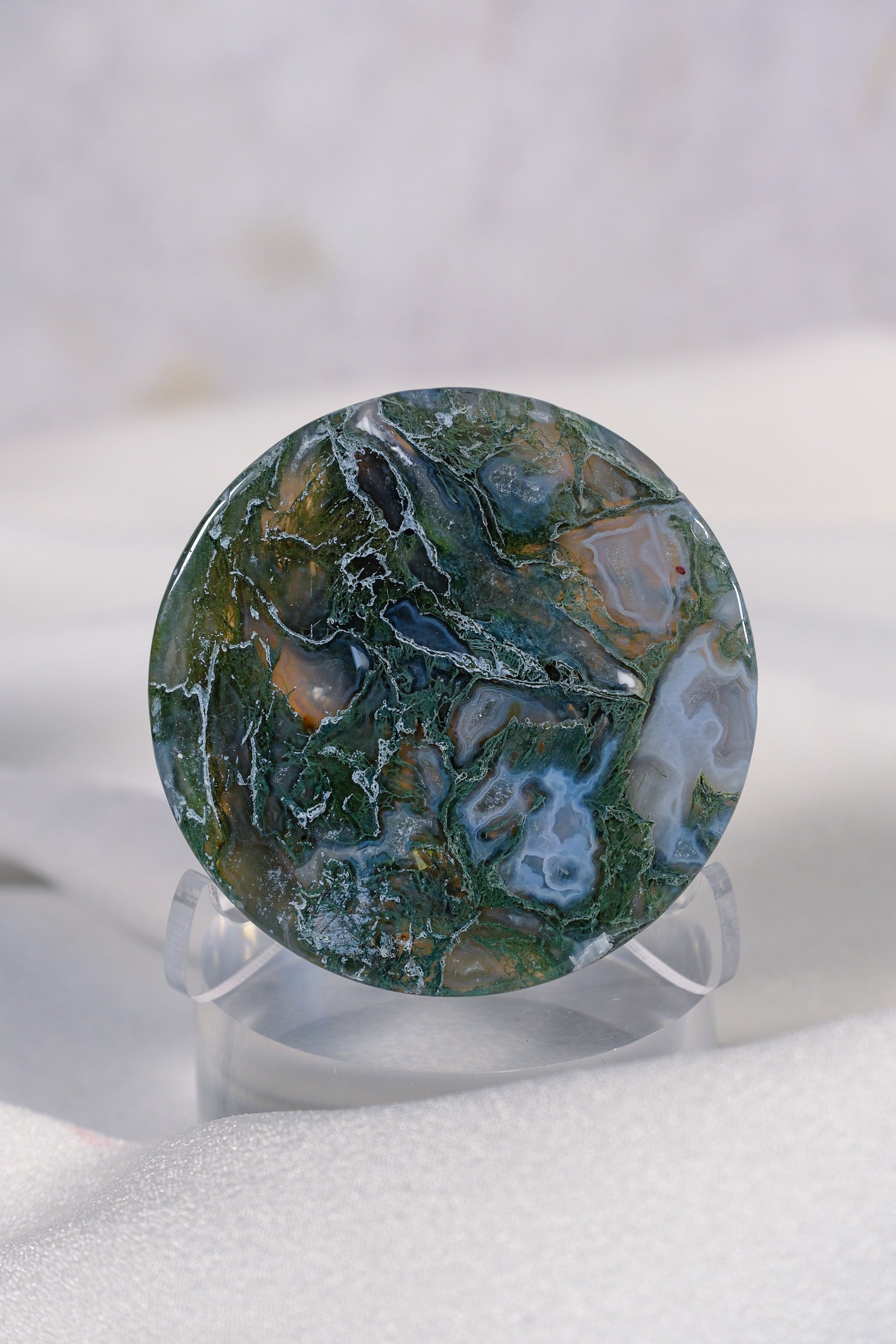 Moss Agate Slice