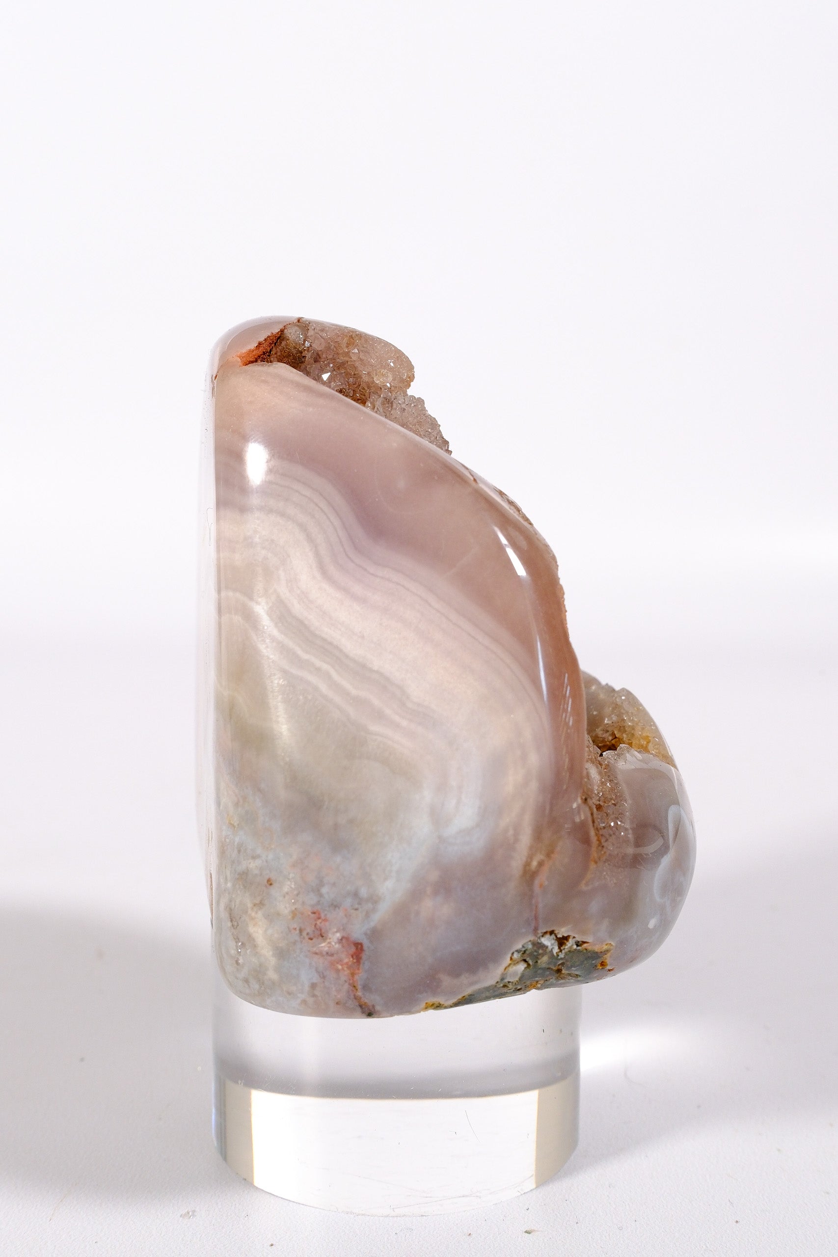 Pink Amethyst Freeform Cutbase
