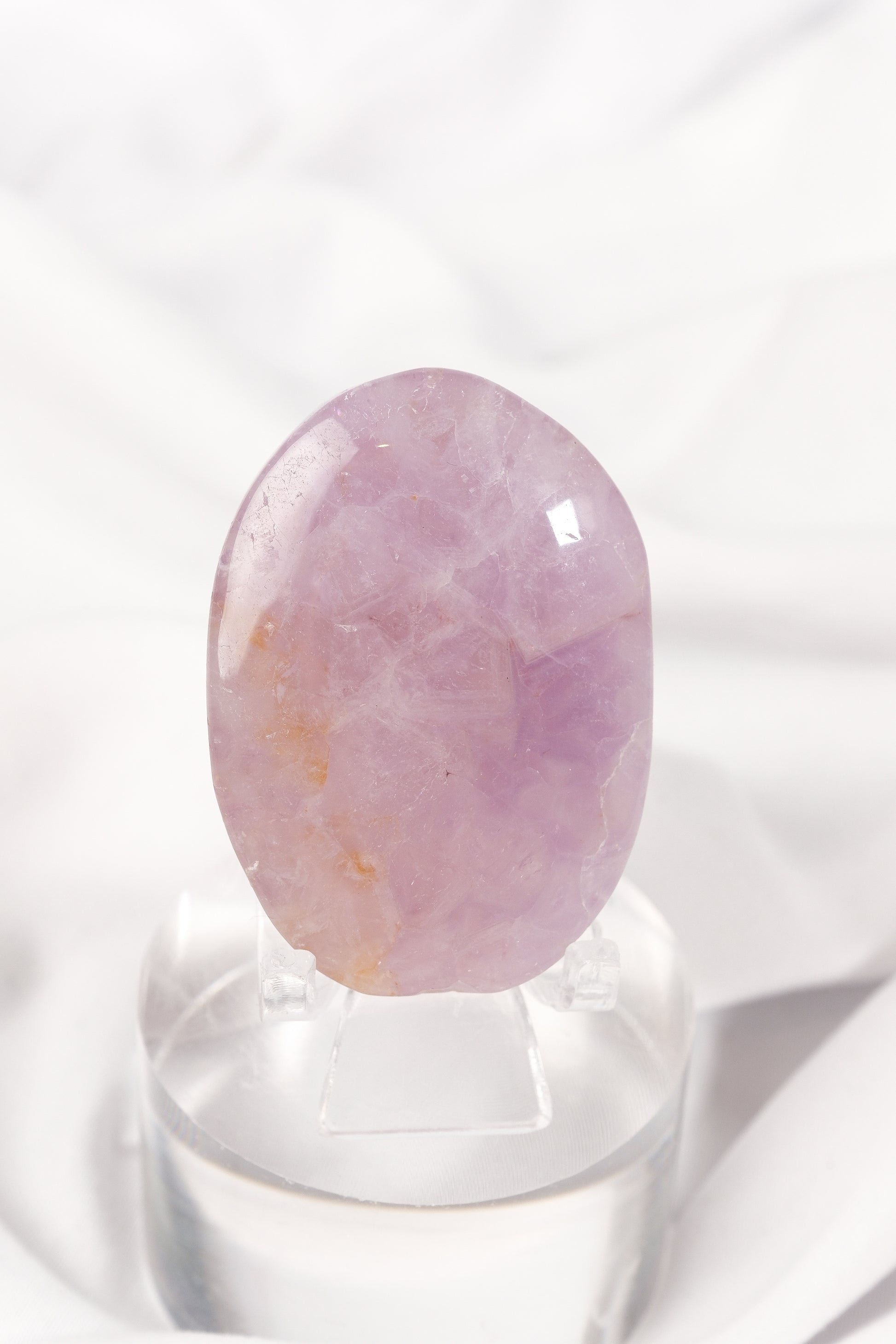 Amethyst Lace Agate Palmstone