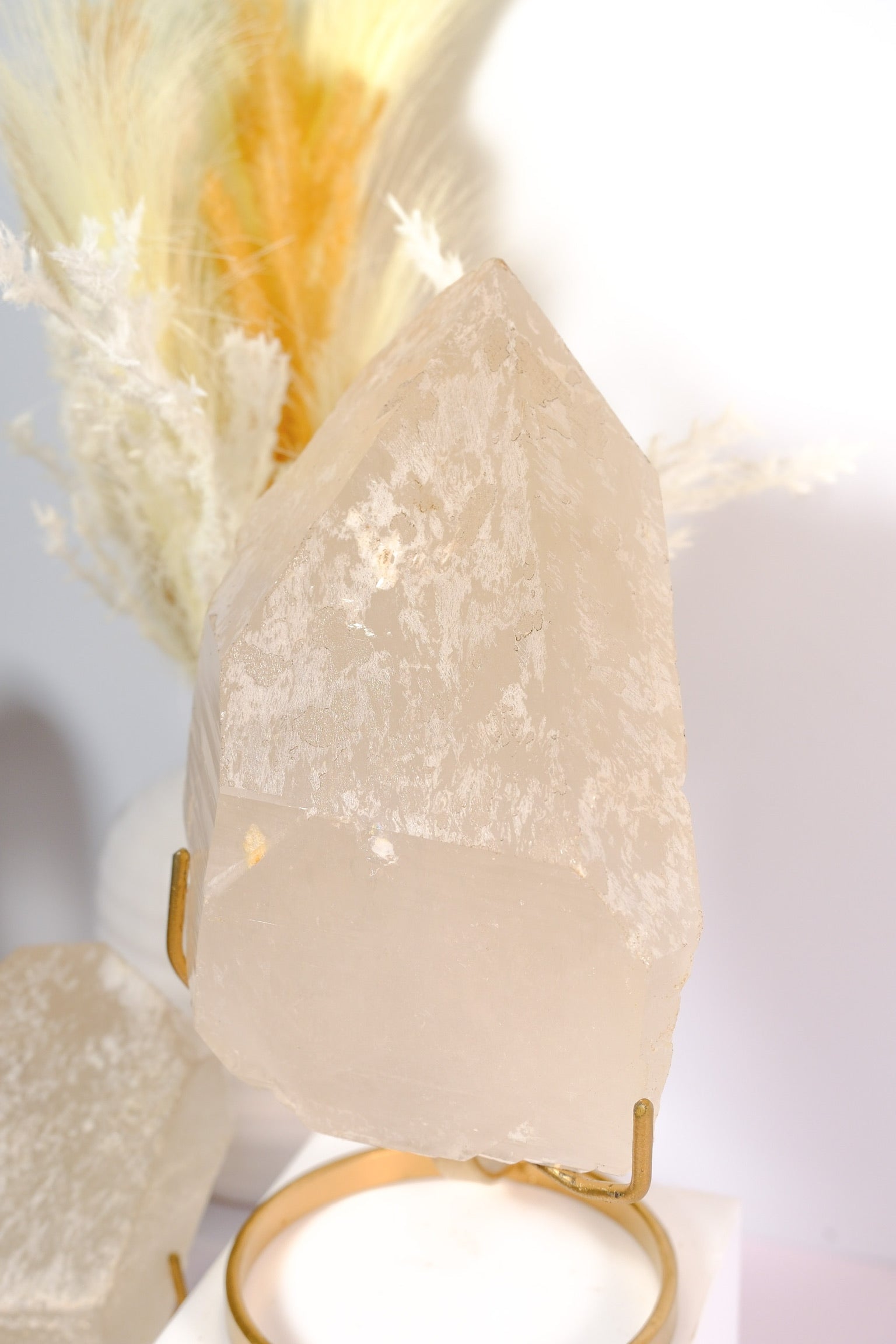 Citrine Rough Polished on Stand
