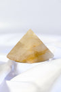 Golden Healer Pyramid Healing Crystal.