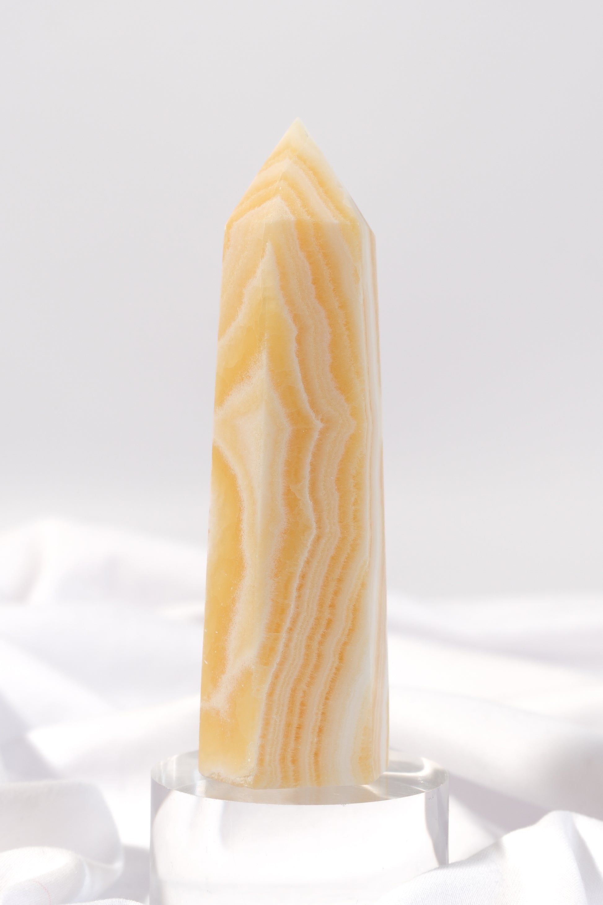 Orange Calcite Tower