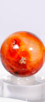 Carnelian Sphere Healing Crystal.
