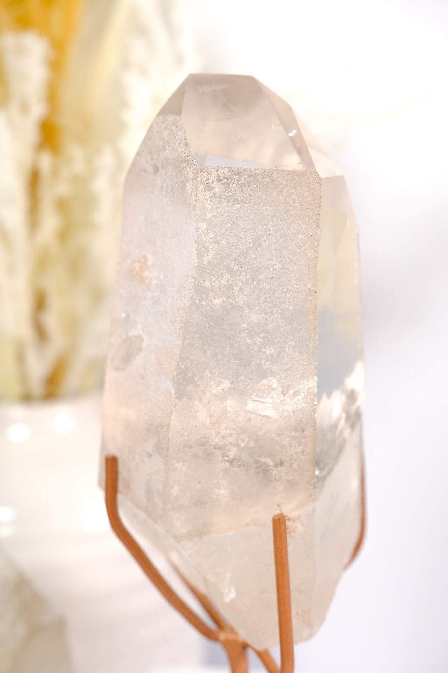 Lemurian Garden Quartz on Stand
