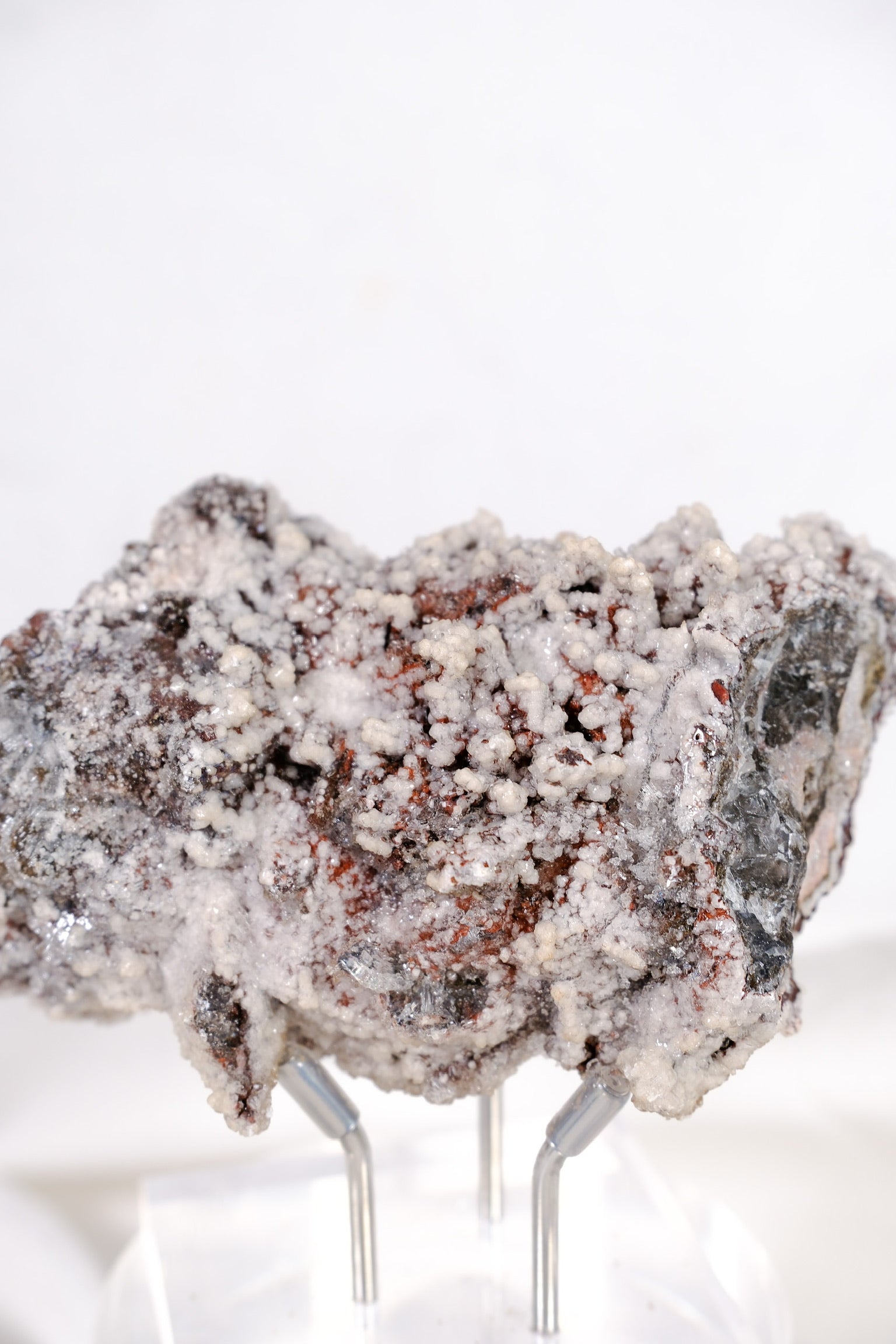 Snowed Calcite Cluster
