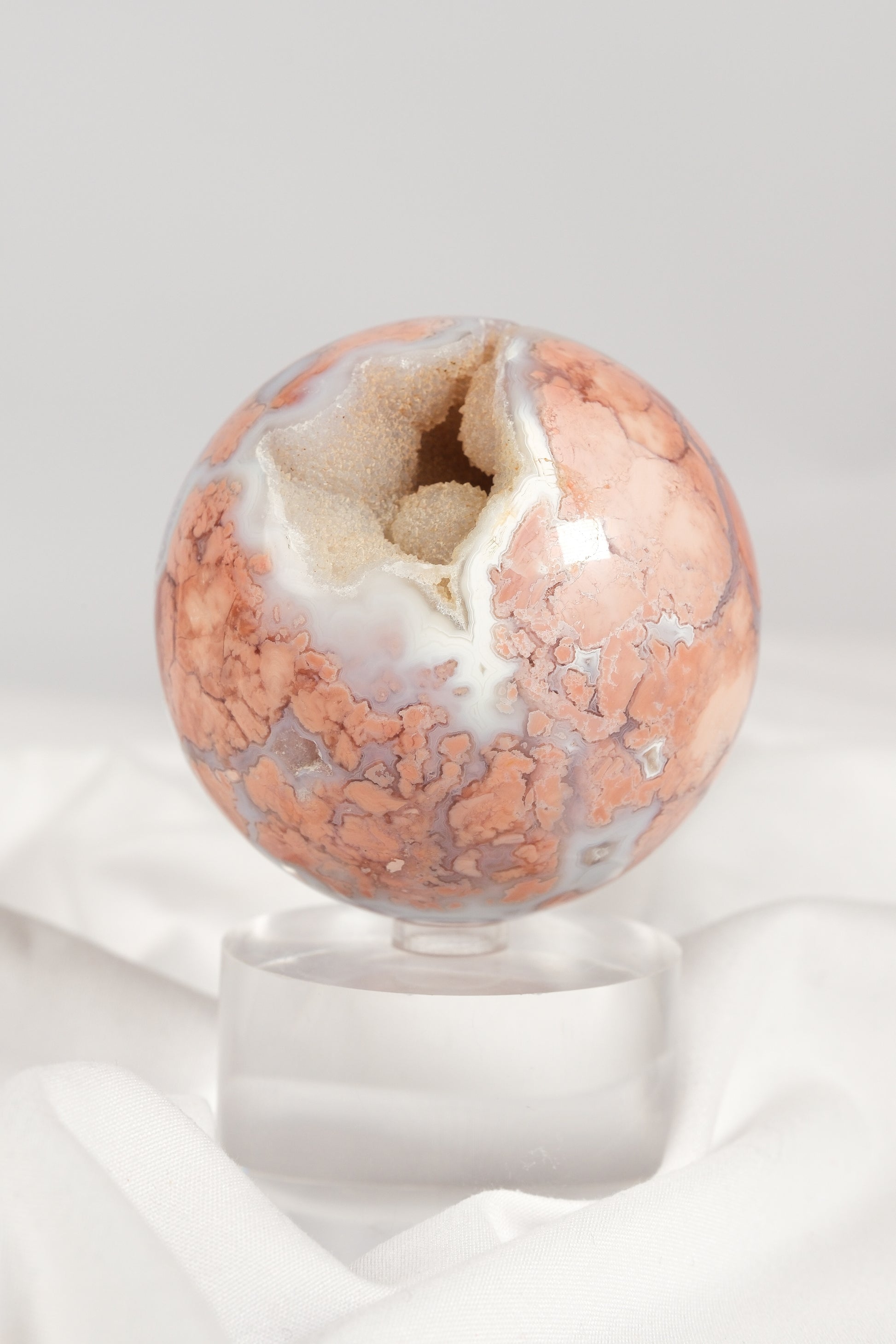 Pink Agate Sphere