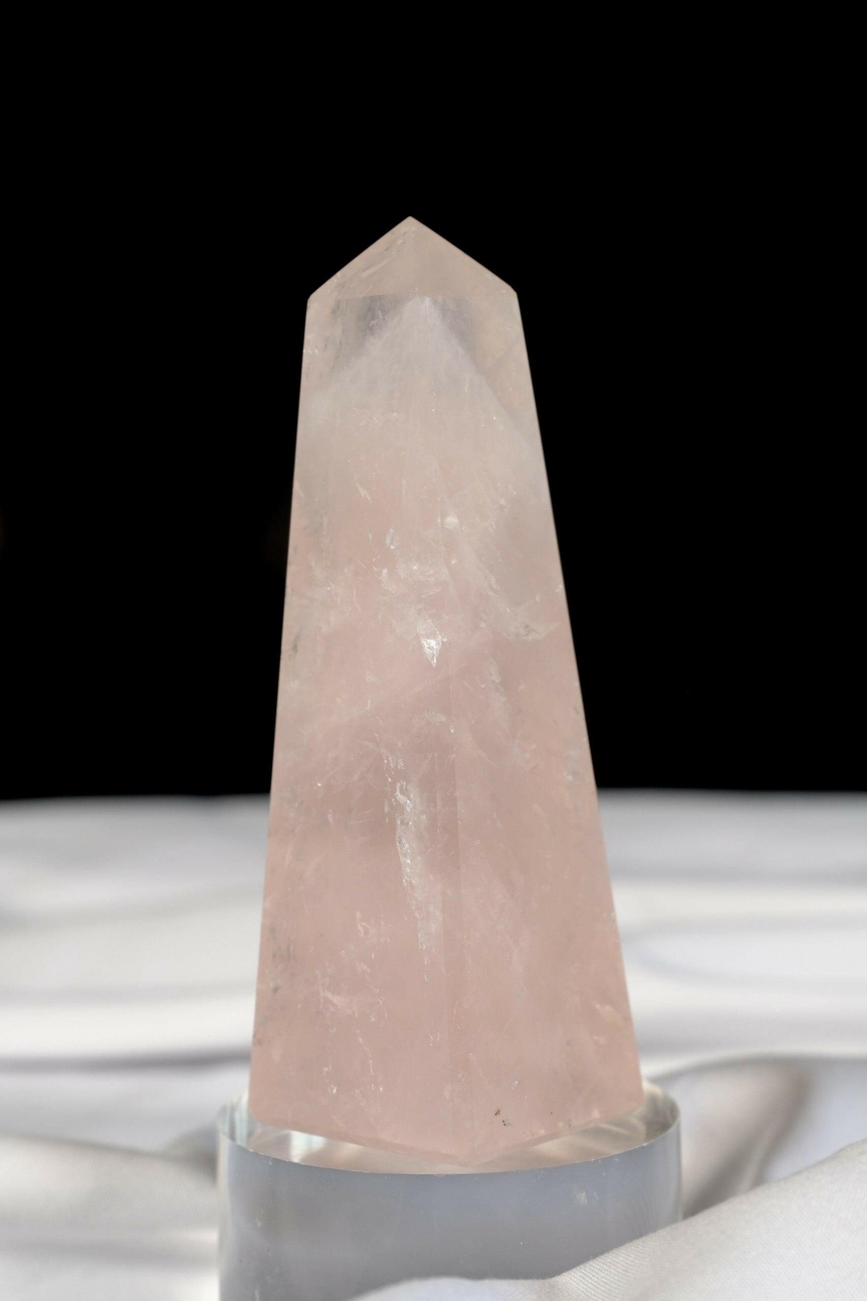 Rose Quartz Tower Healing Crystal.