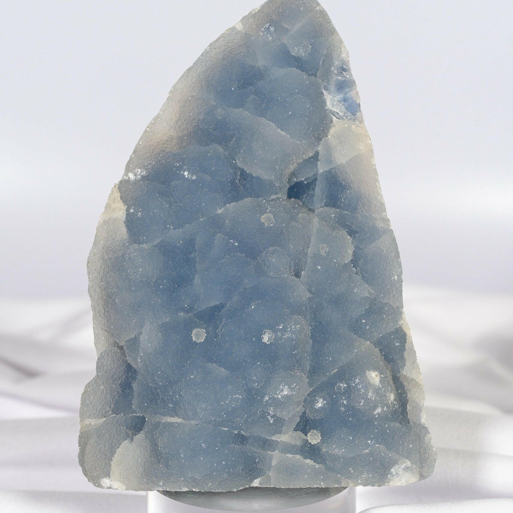 Botryoidal Blue Chalcedony Cutbase Healing Crystal.