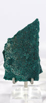Botryoidal Green Chalcedony with Celadonite and Apophyllite Slice Healing Crystal.