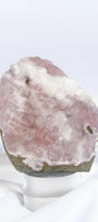 Pink / Purple Botryoidal Chalcedony Cutbase Healing Crystal.