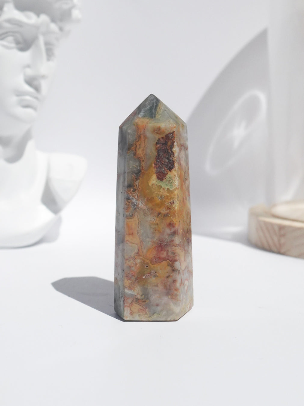 Crazy Lace Agate Tower