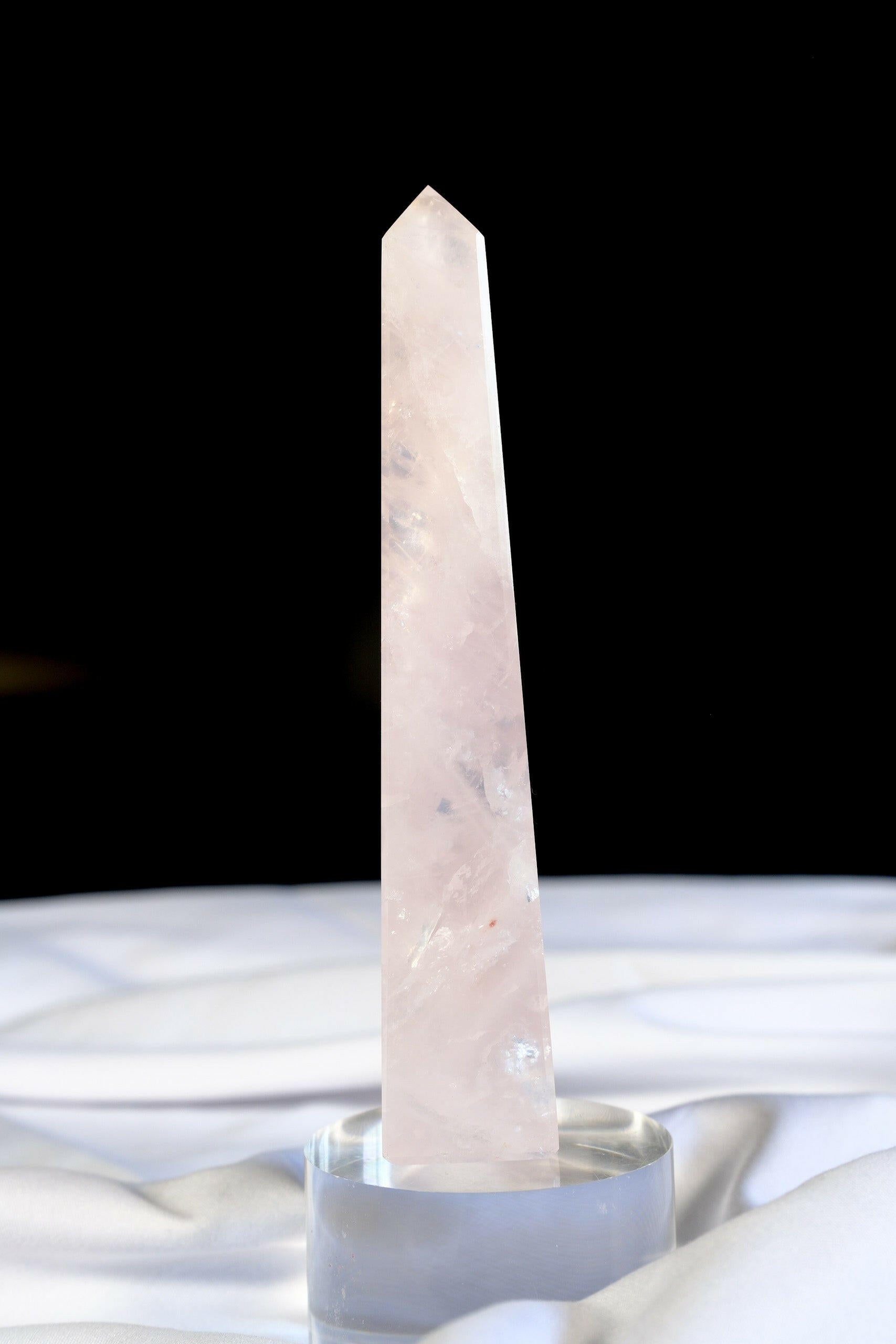 Rose Quartz Tower Healing Crystal.