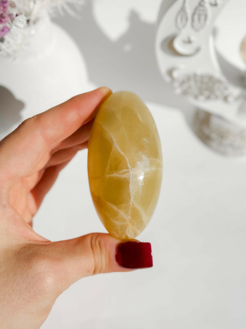 Lemon Calcite Shiva - Premium healing crystal from Stones of Virtue Australia.