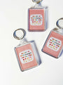 Affirmation Keychain Healing Crystal.