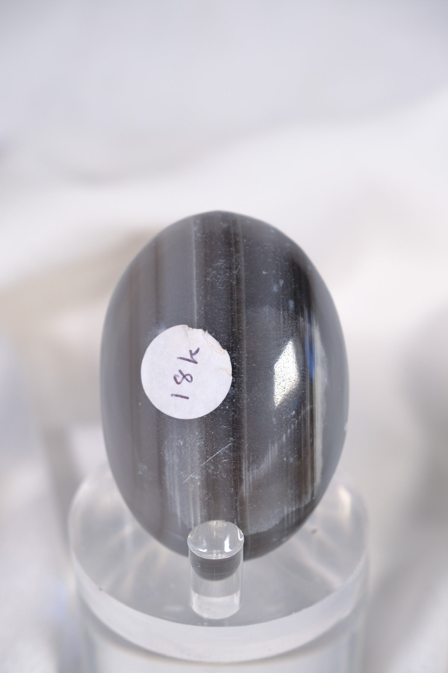 Grey Calcite Palmstone