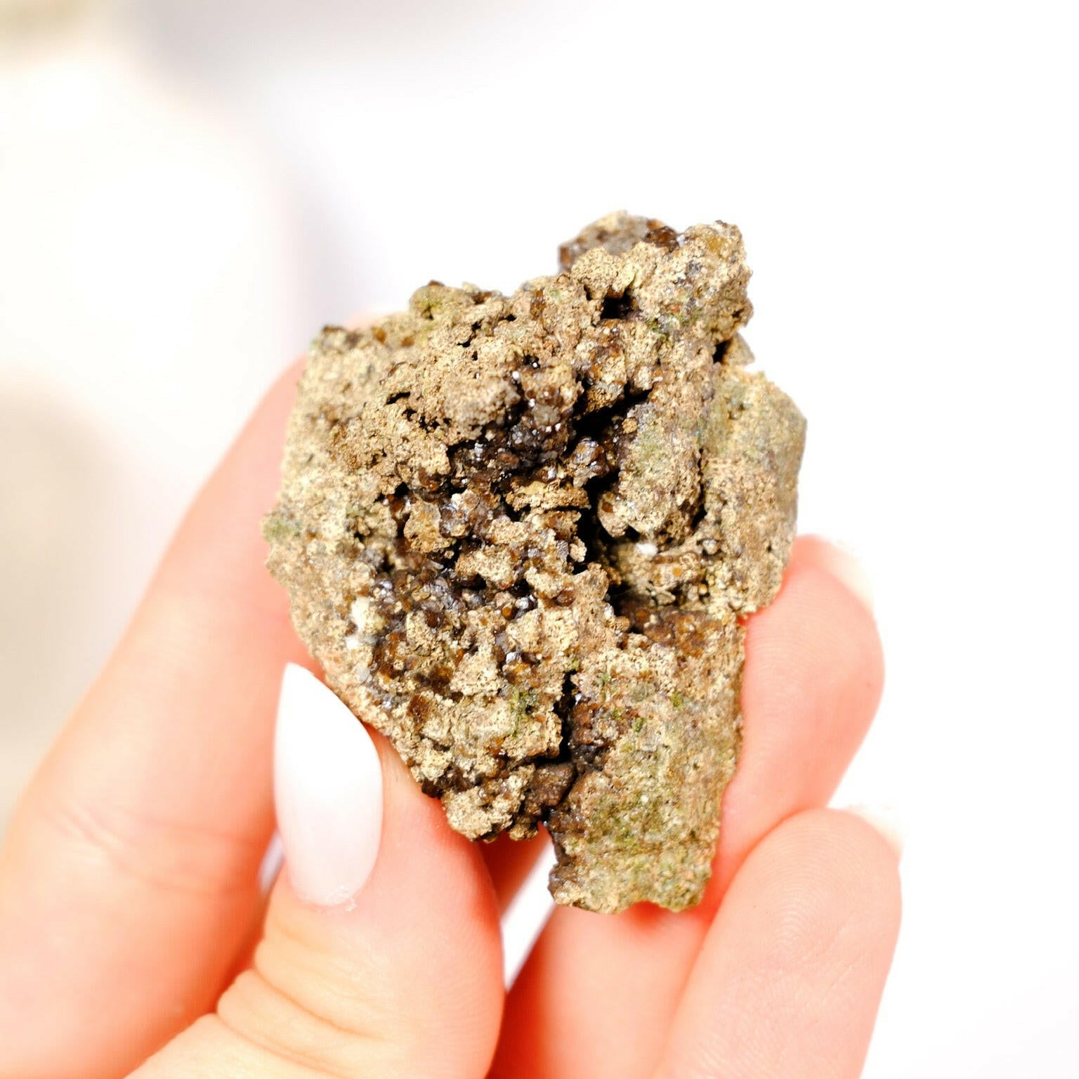Andradite (Green) Garnet Cluster Healing Crystal.