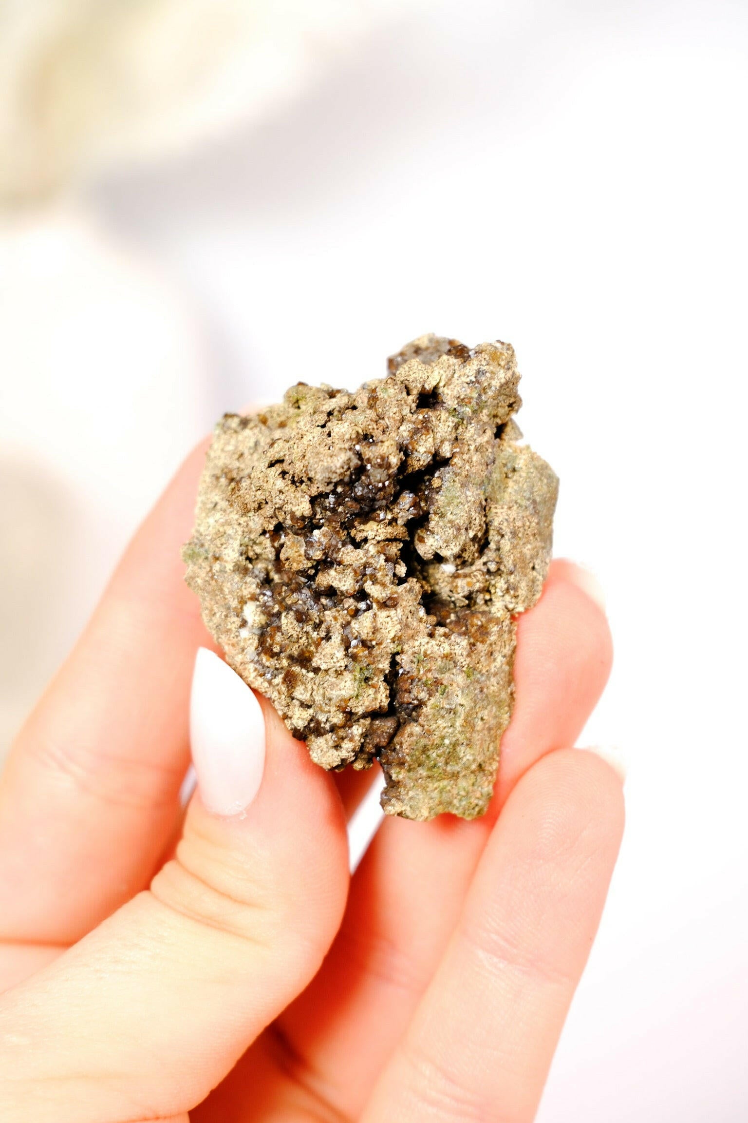 Andradite (Green) Garnet Cluster Healing Crystal.