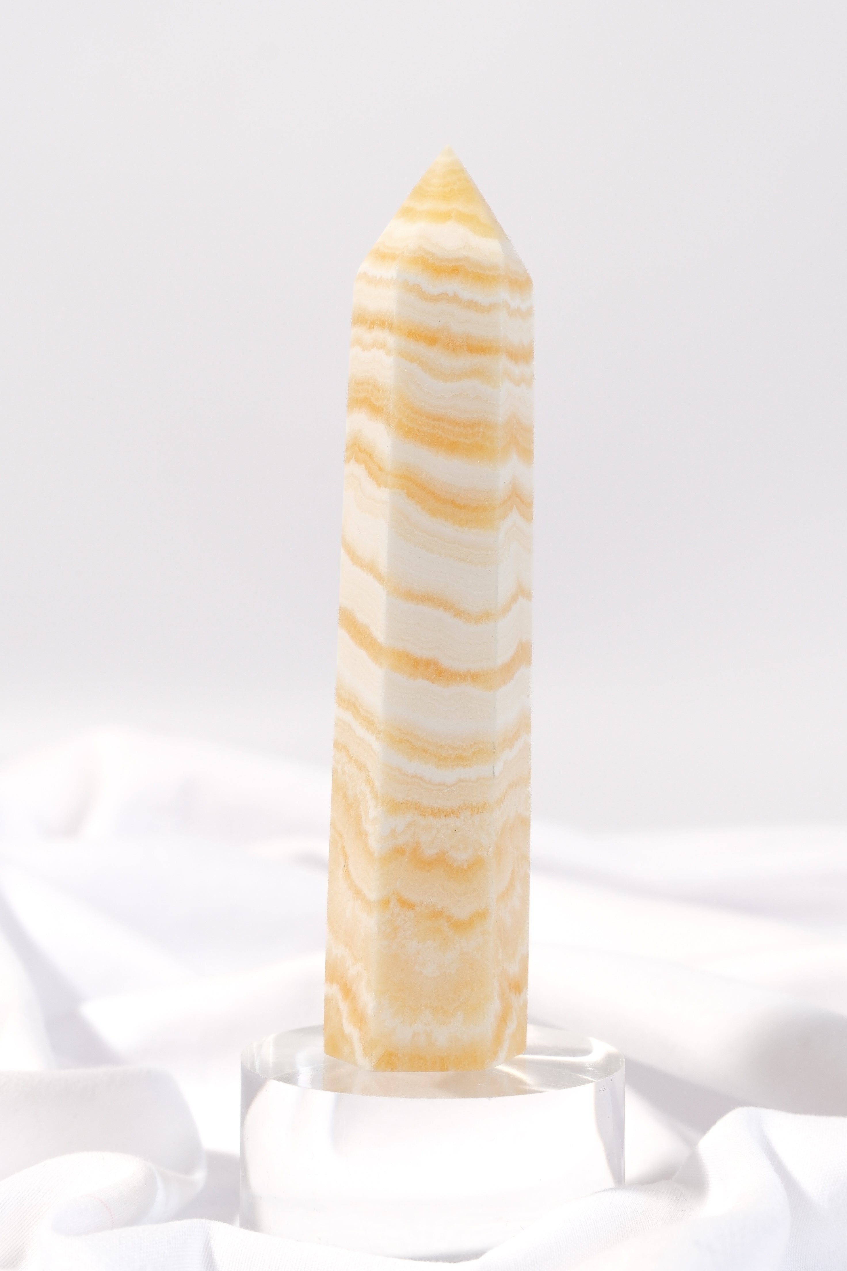 Orange Calcite Tower