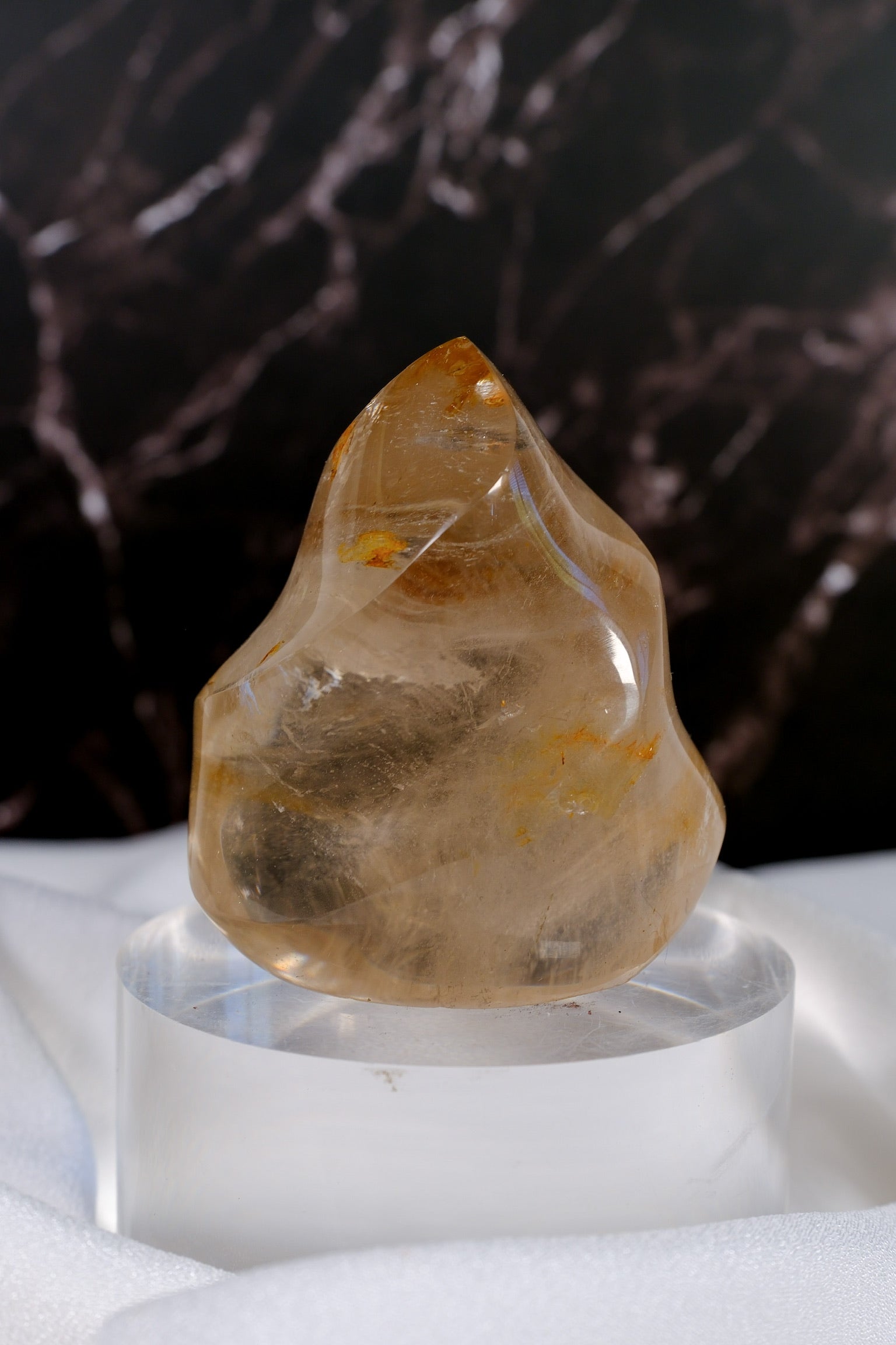 Clear Quartz Flame