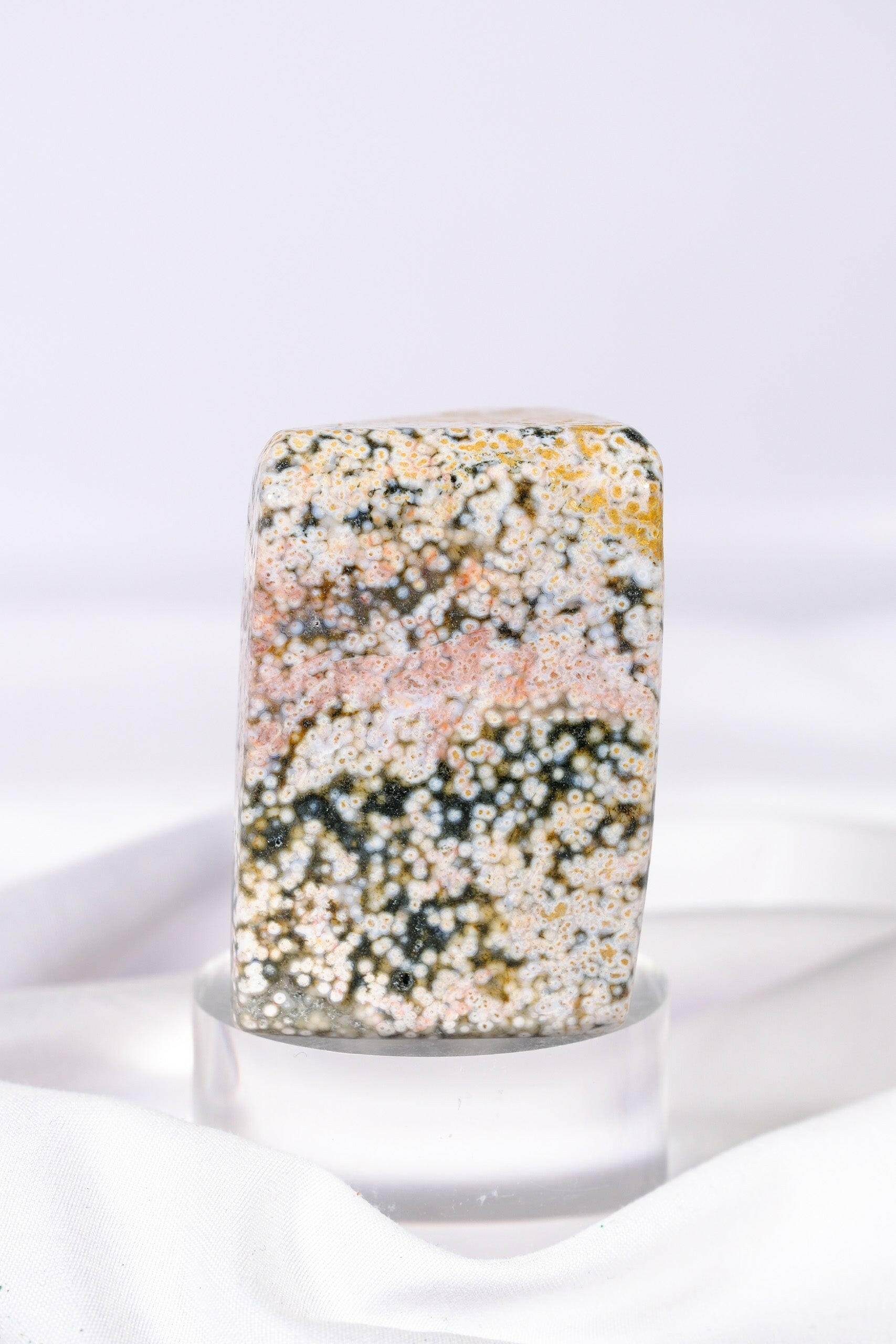 Ocean Jasper Freeform Healing Crystal.