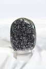 Black Amethyst Cutbase Healing Crystal.