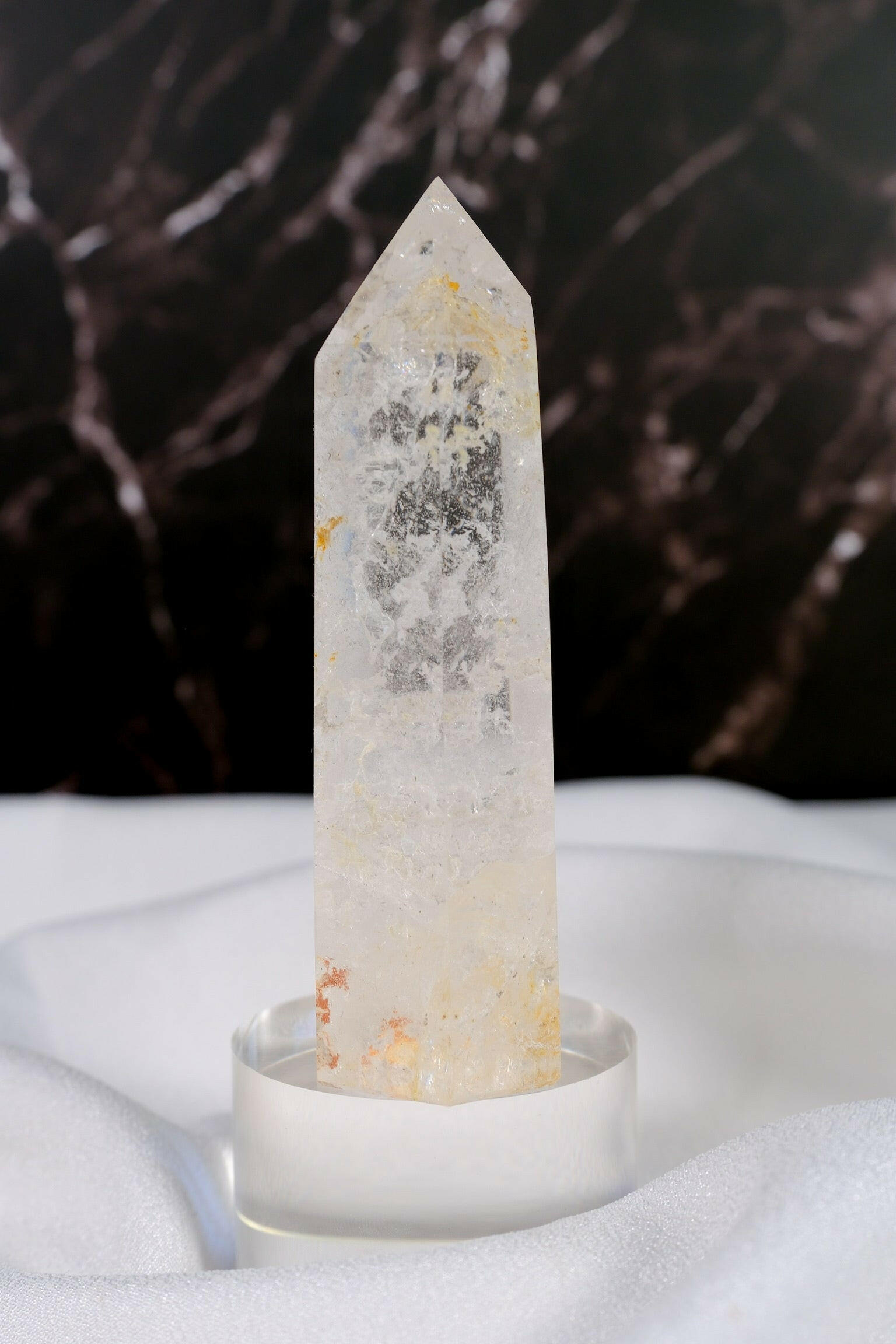 Clear Quartz Tower Healing Crystal.
