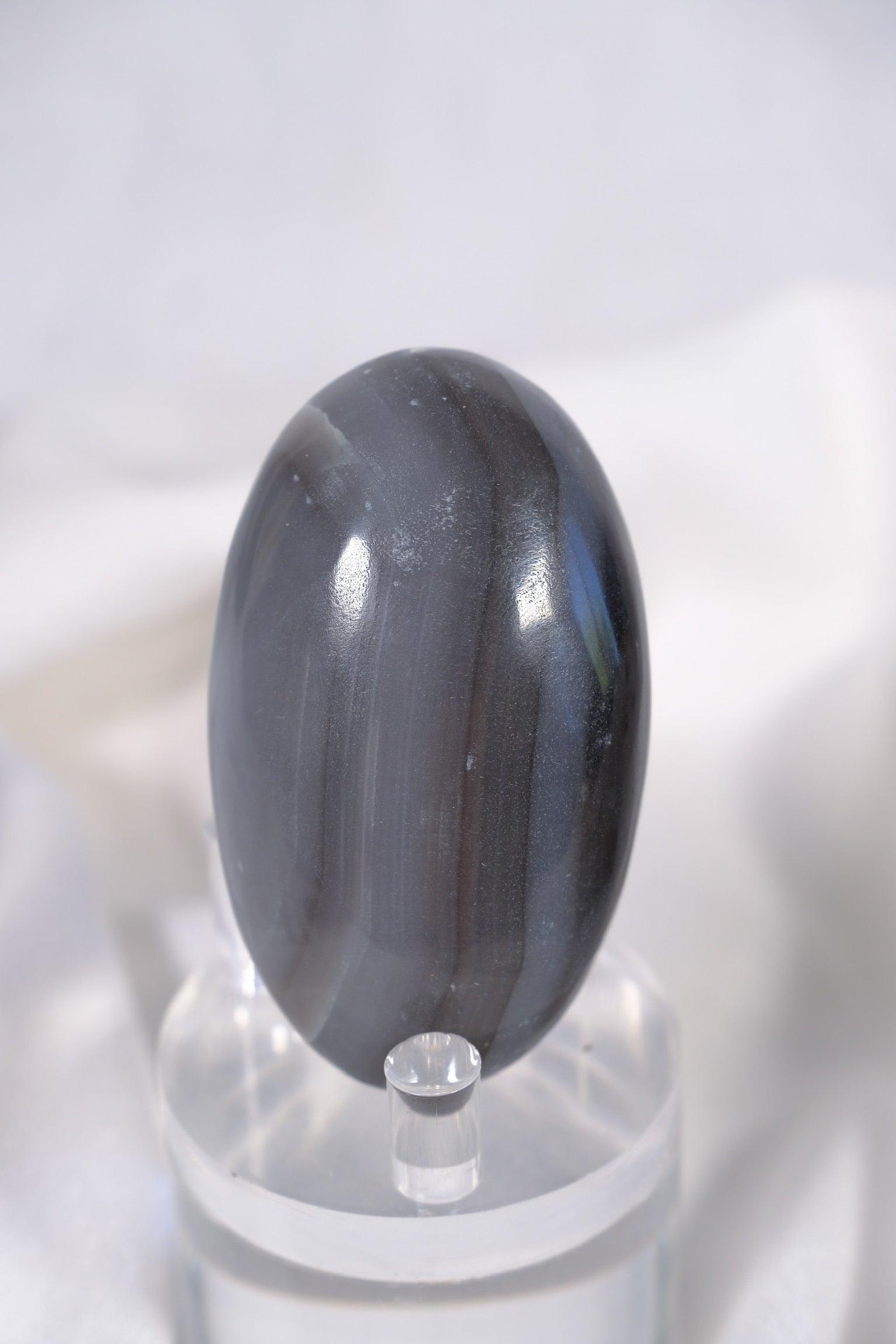Grey Calcite Palmstone