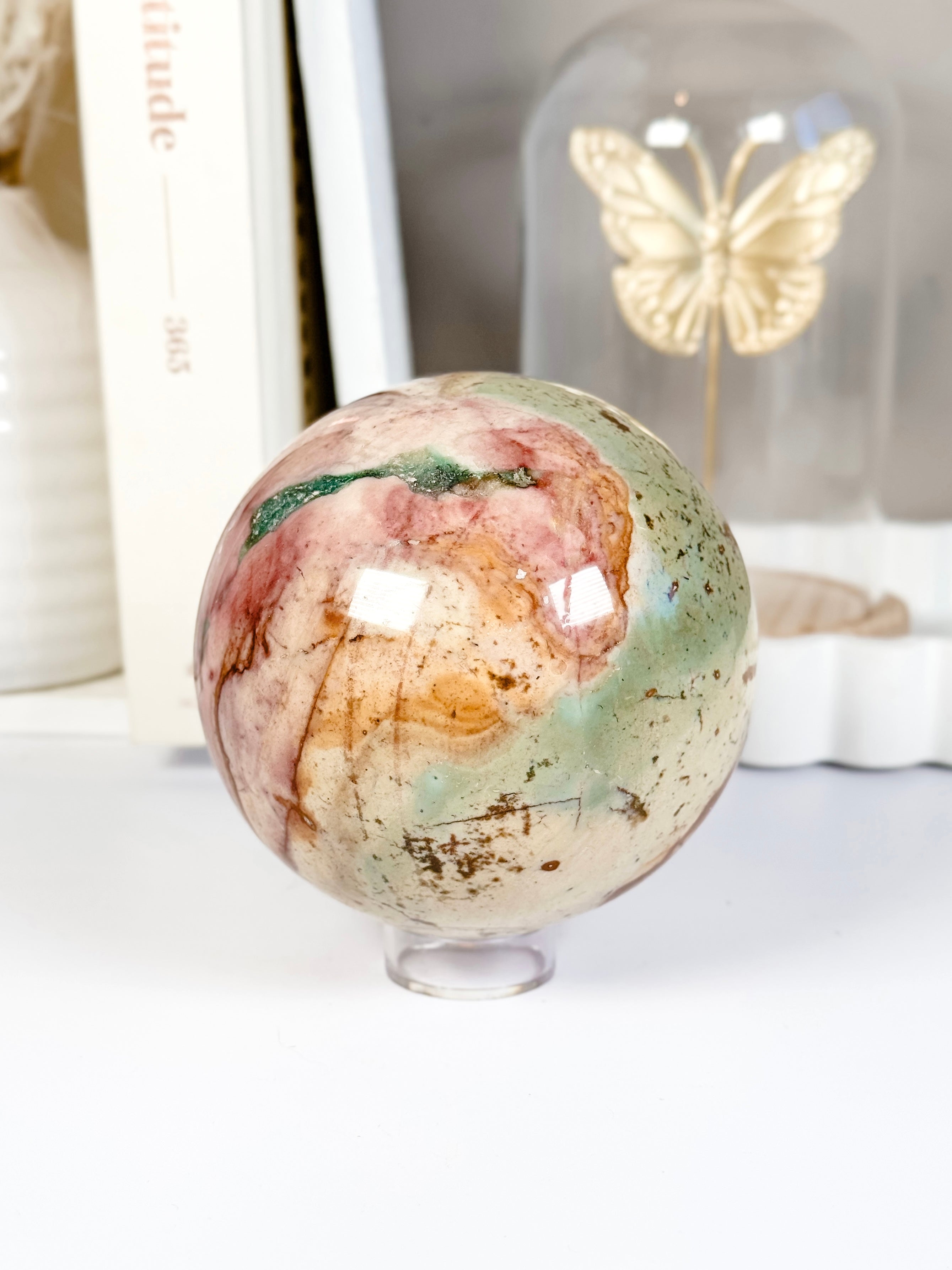 Ocean Jasper Sphere