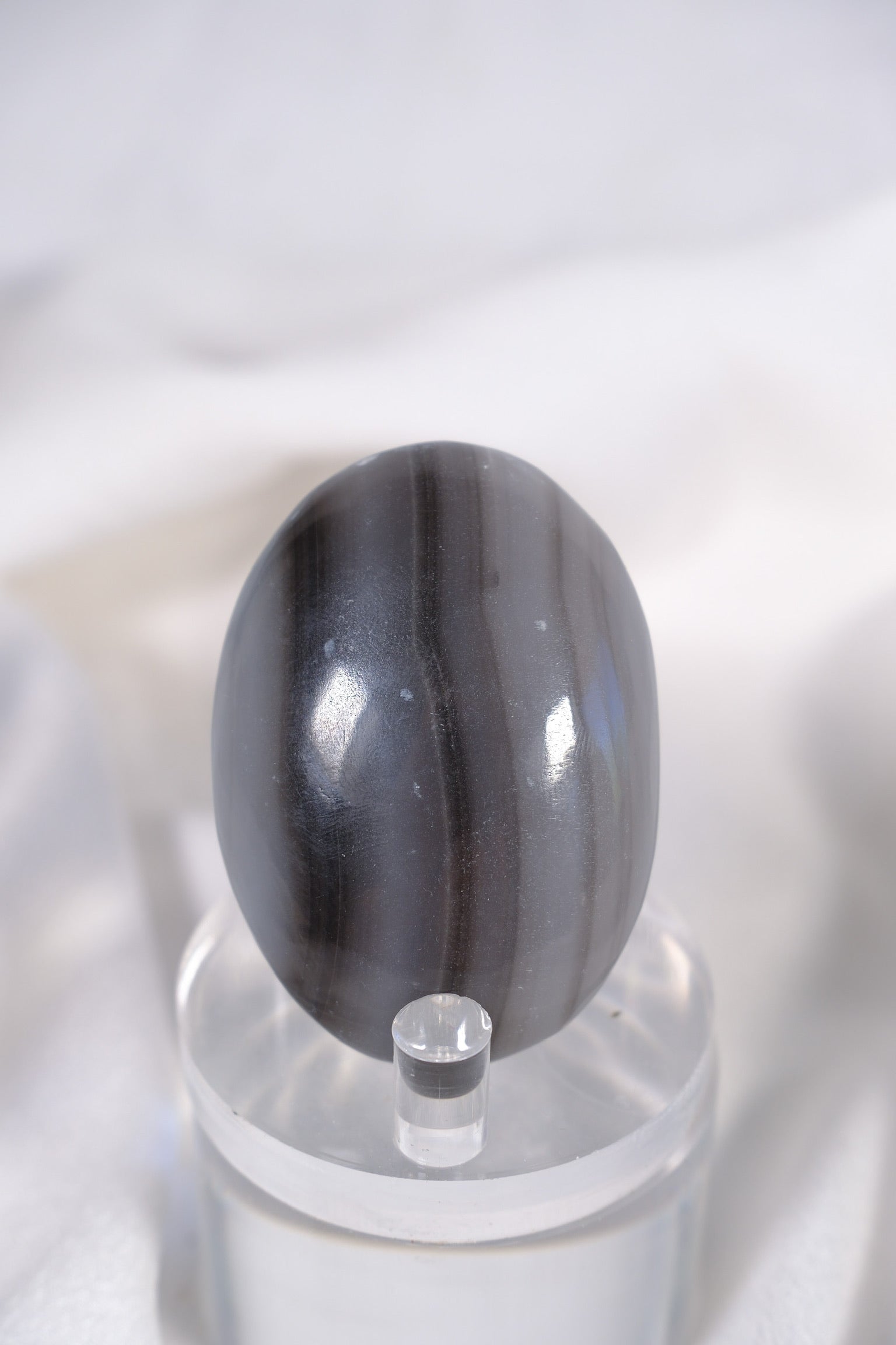 Grey Calcite Palmstone
