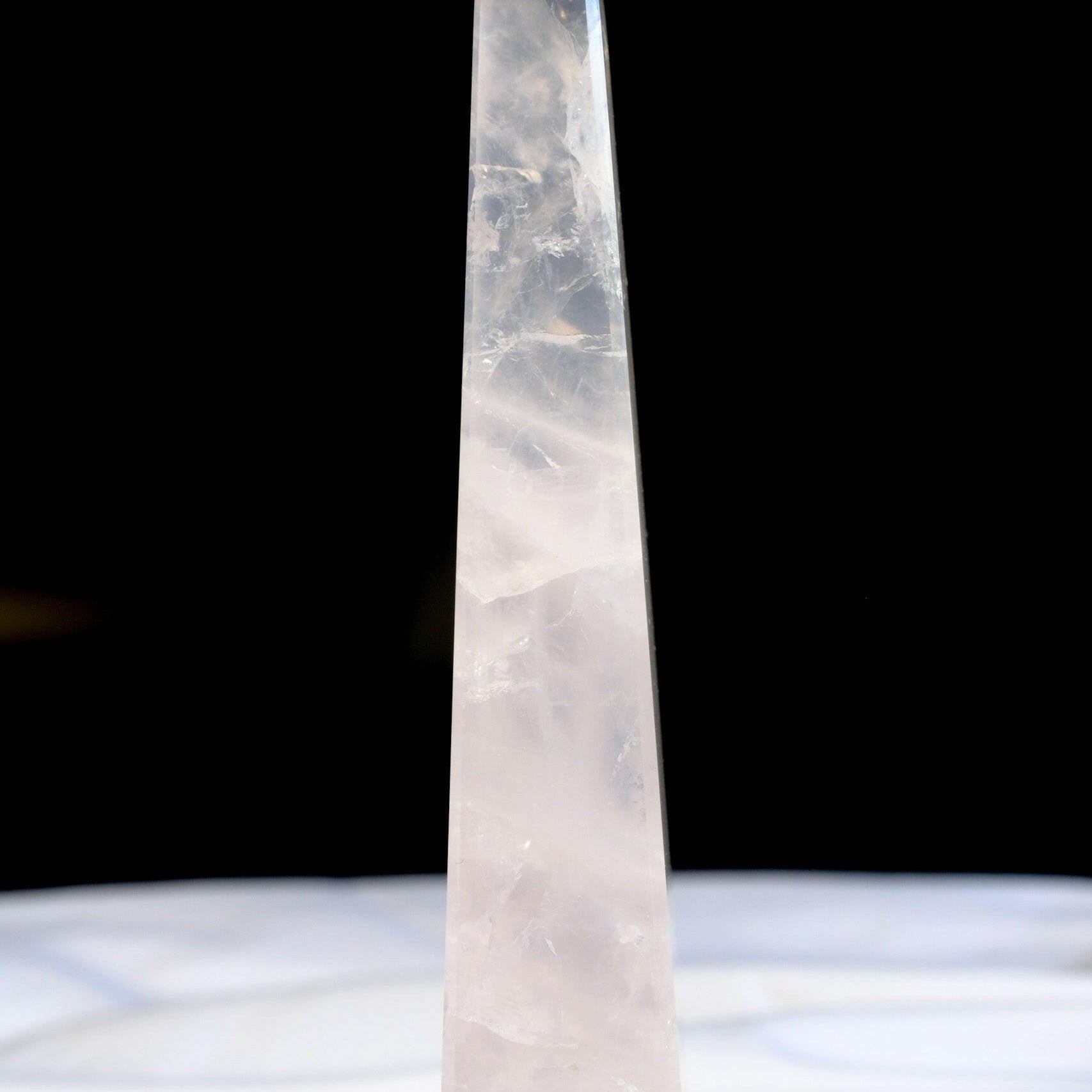 Rose Quartz Tower Healing Crystal.